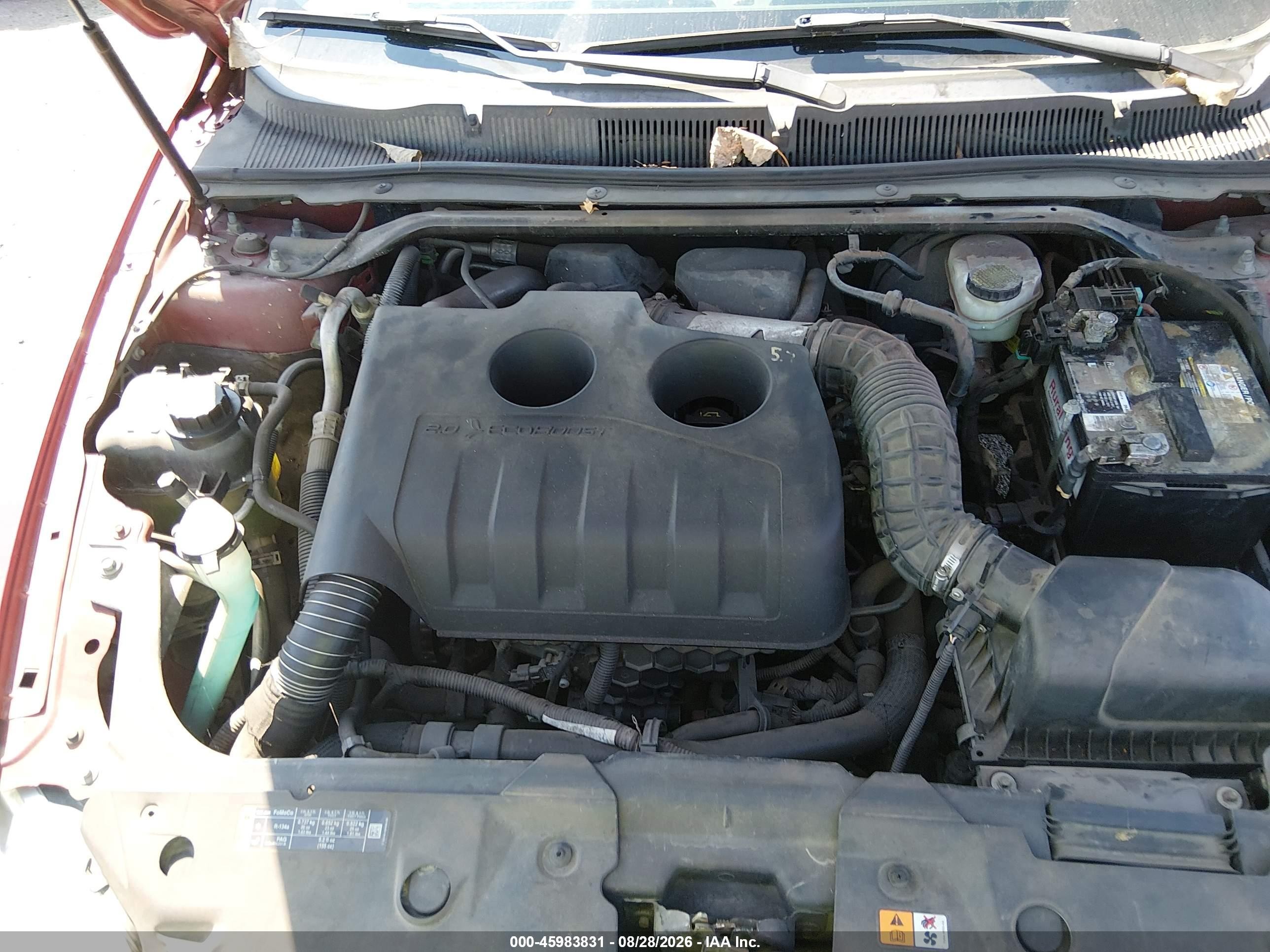 2013 Ford Taurus Sel Red vin: 1FAHP2E93DG197413