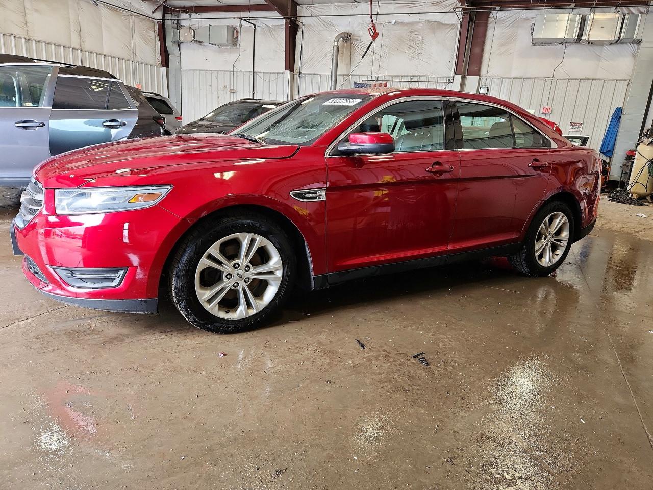 2014 Ford Taurus Sel Red vin: 1FAHP2E94EG121149