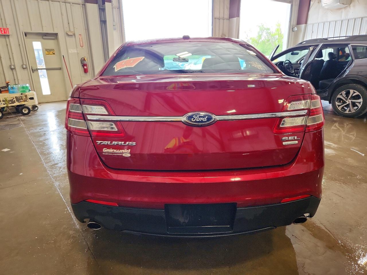 2014 Ford Taurus Sel Red vin: 1FAHP2E94EG121149