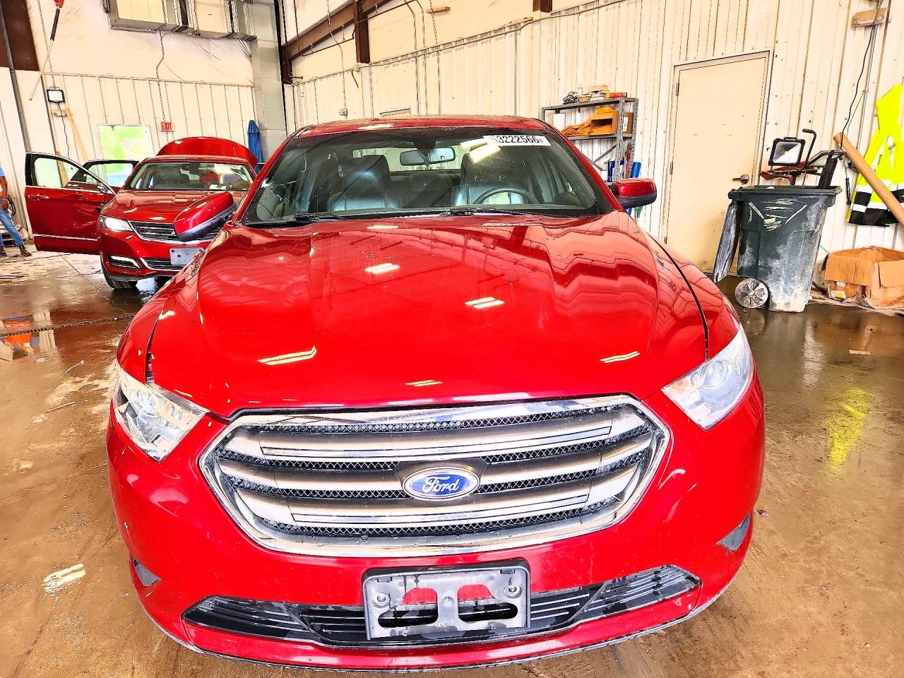 2014 Ford Taurus Sel Red vin: 1FAHP2E94EG121149