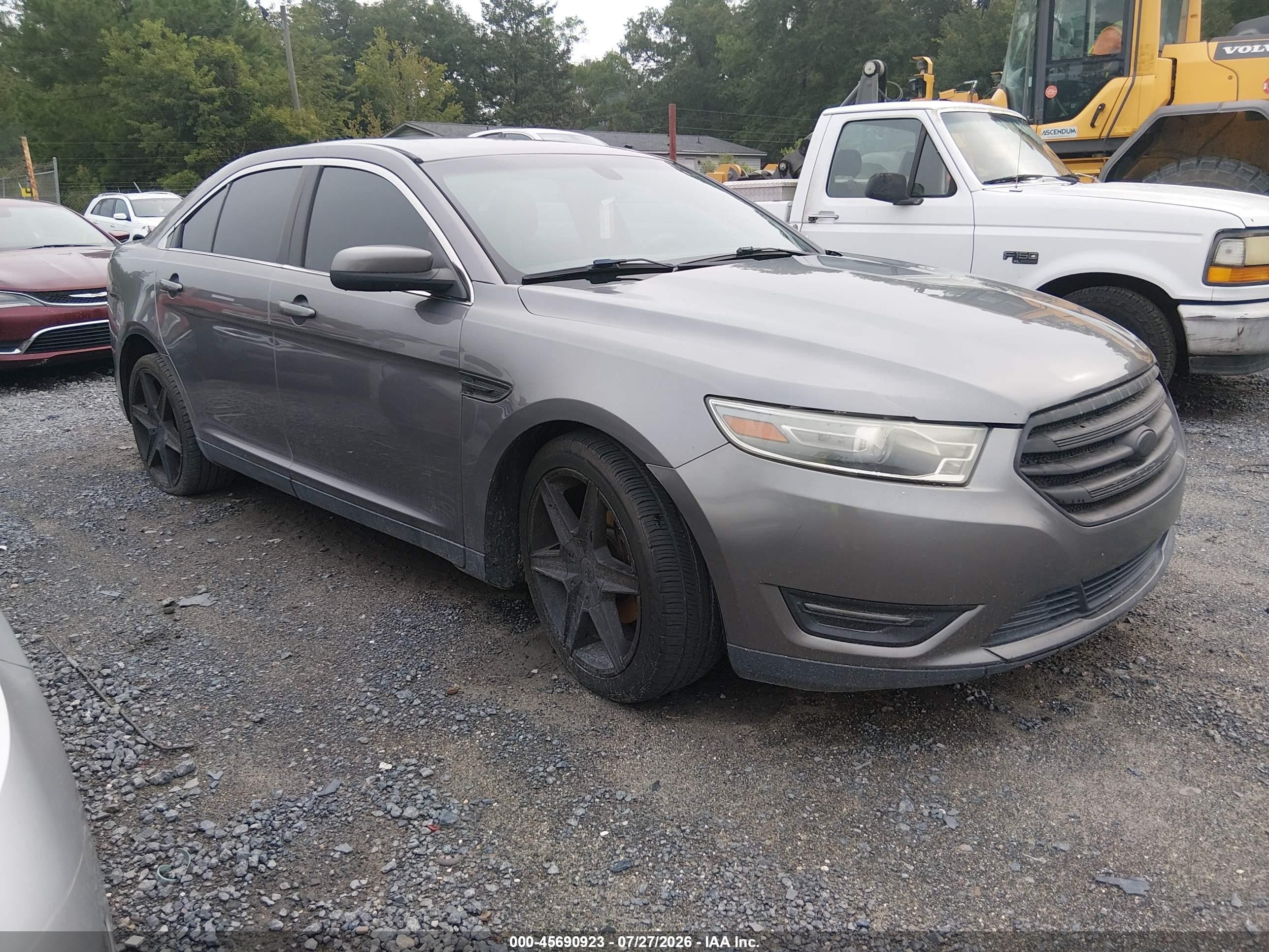 2014 Ford Taurus Sel Gray vin: 1FAHP2E95EG155357