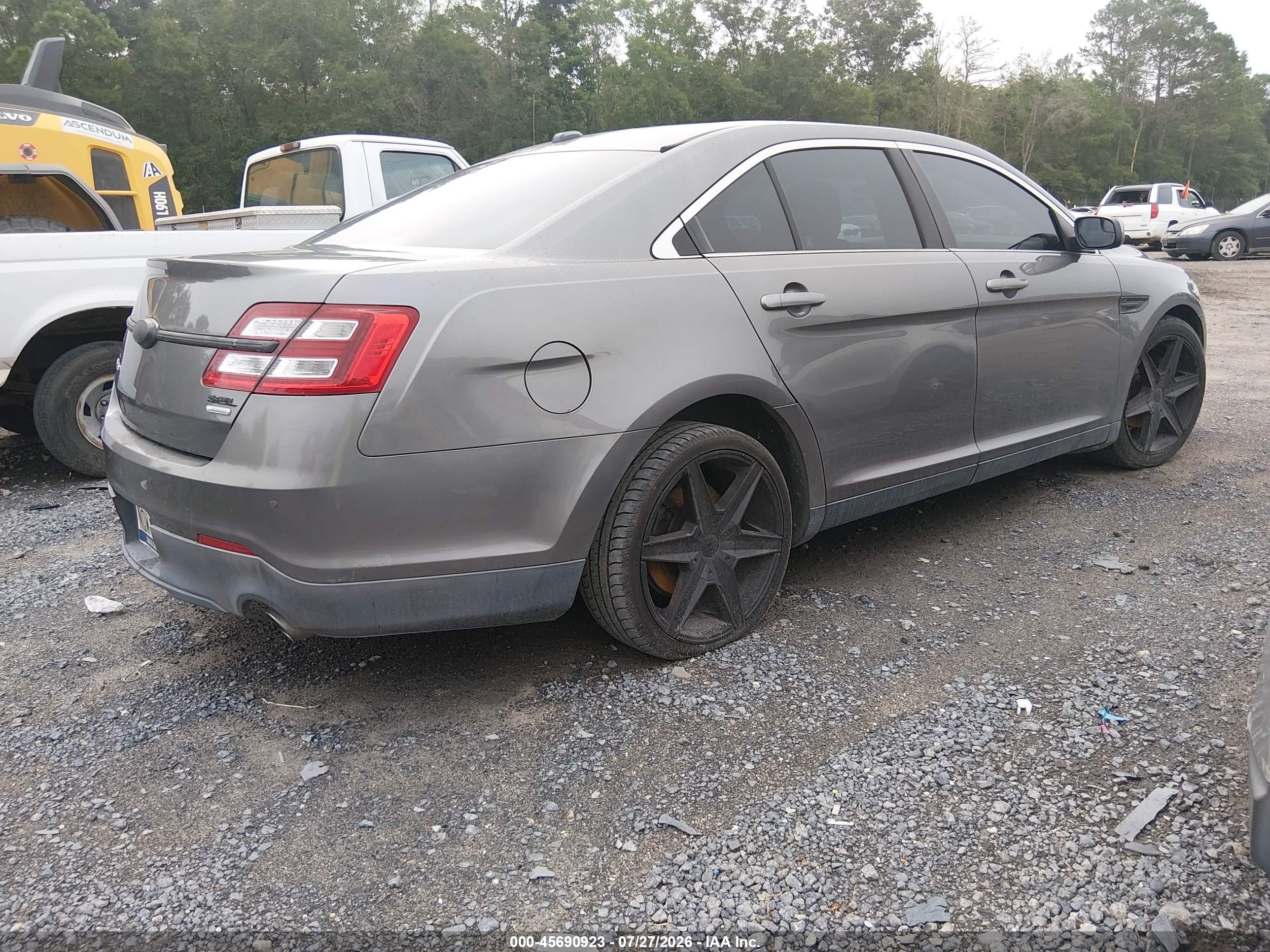 2014 Ford Taurus Sel Gray vin: 1FAHP2E95EG155357