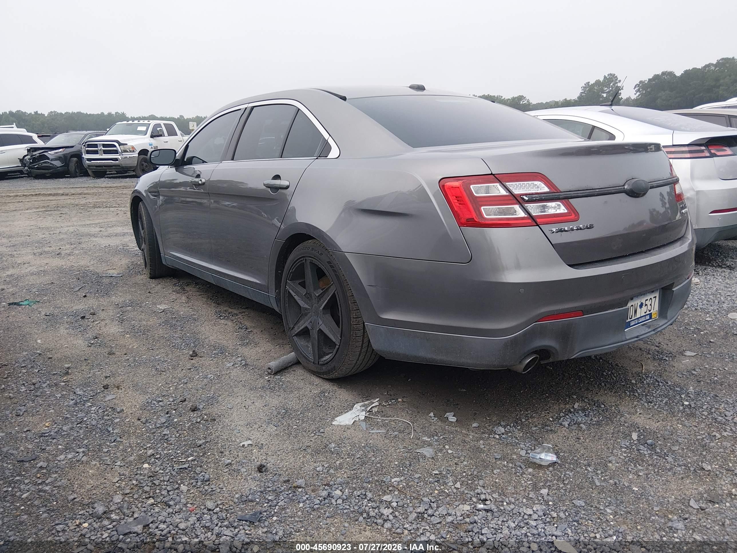 2014 Ford Taurus Sel Gray vin: 1FAHP2E95EG155357