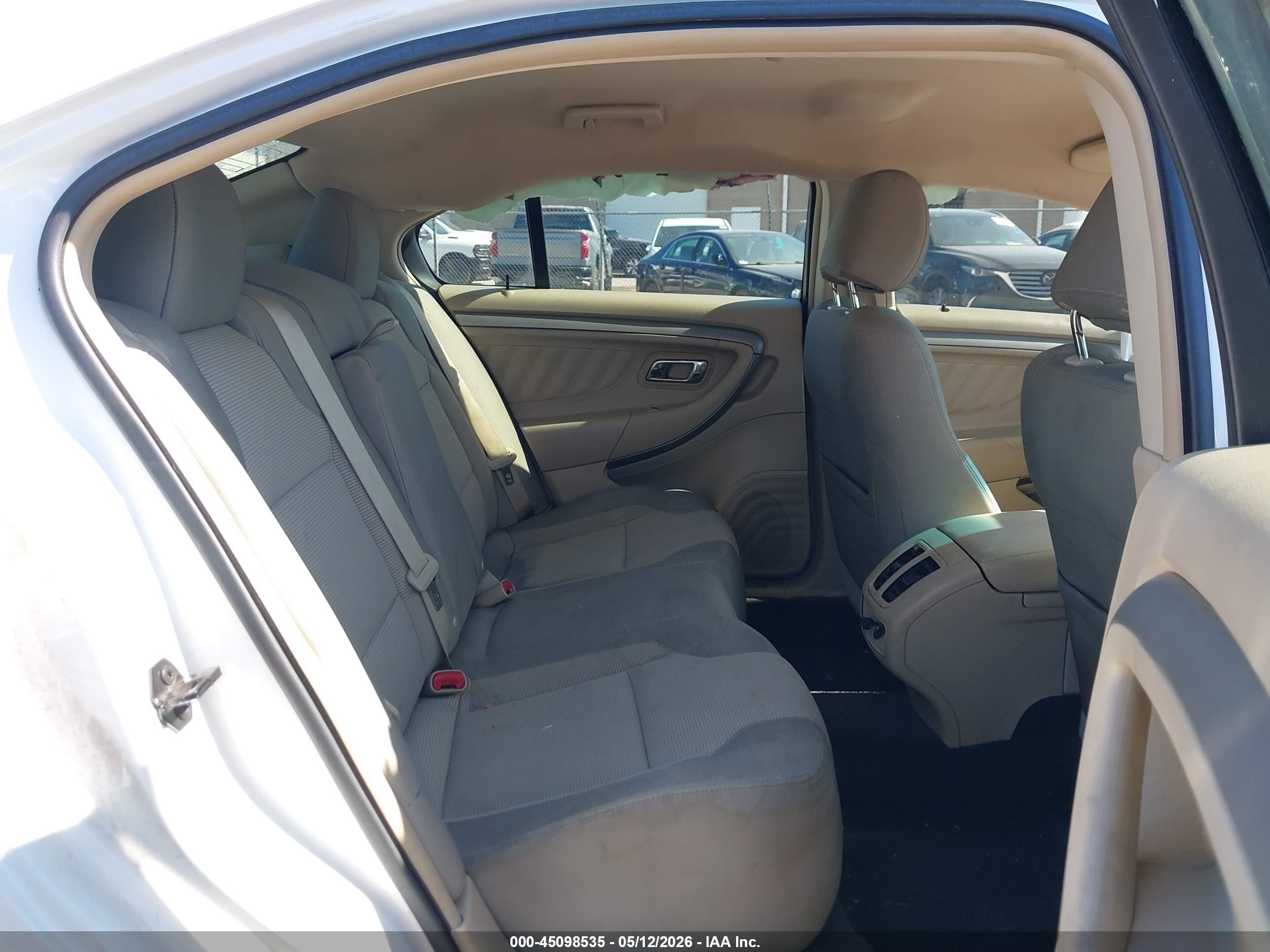 2015 Ford Taurus Sel White vin: 1FAHP2E95FG137944
