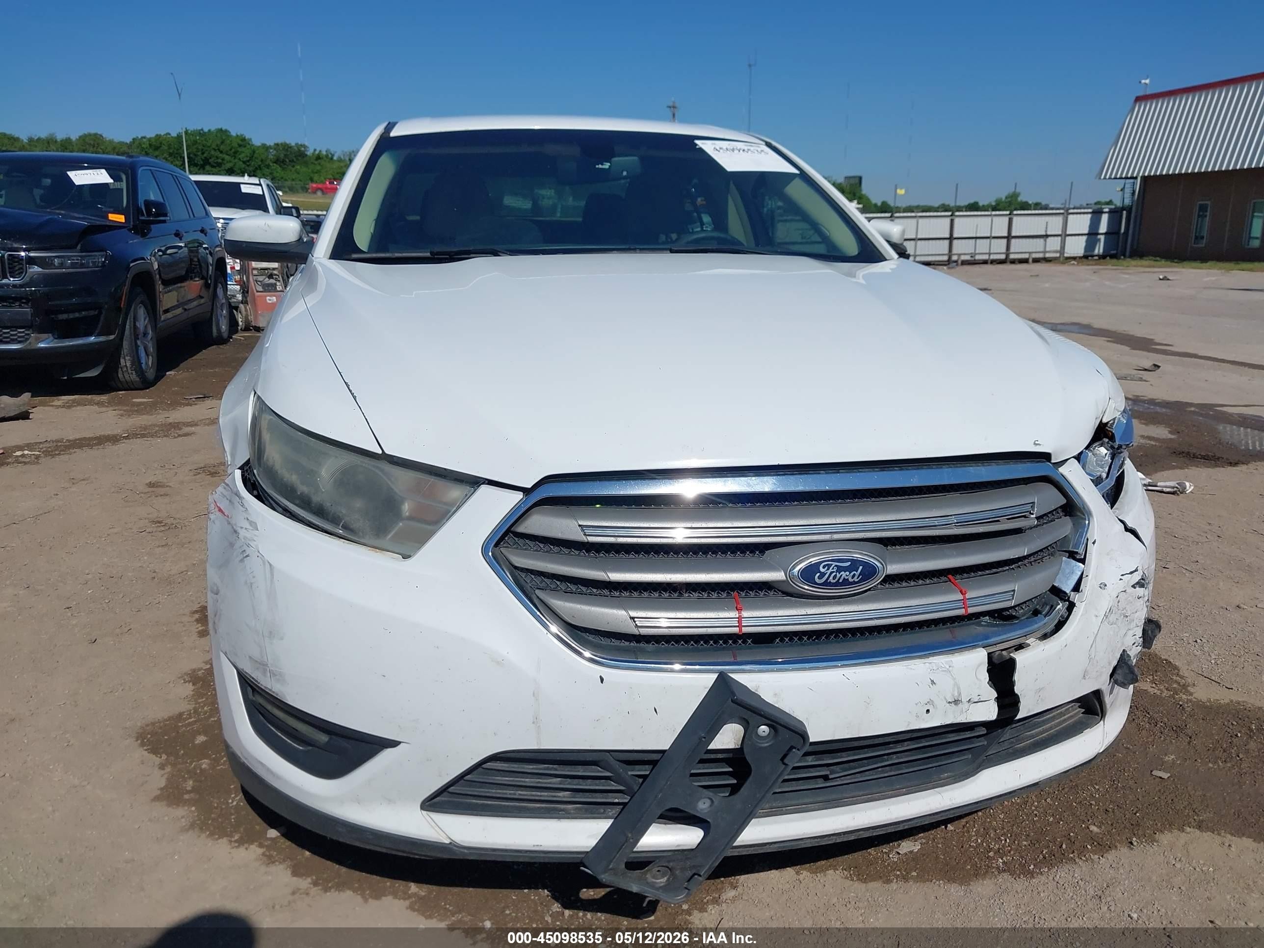 2015 Ford Taurus Sel White vin: 1FAHP2E95FG137944
