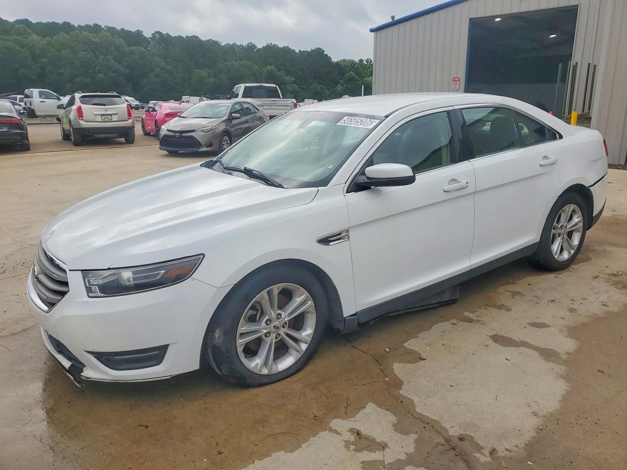 2015 Ford Taurus Sel White vin: 1FAHP2E95FG154615