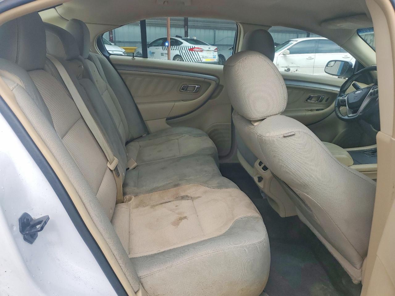 2015 Ford Taurus Sel White vin: 1FAHP2E95FG154615