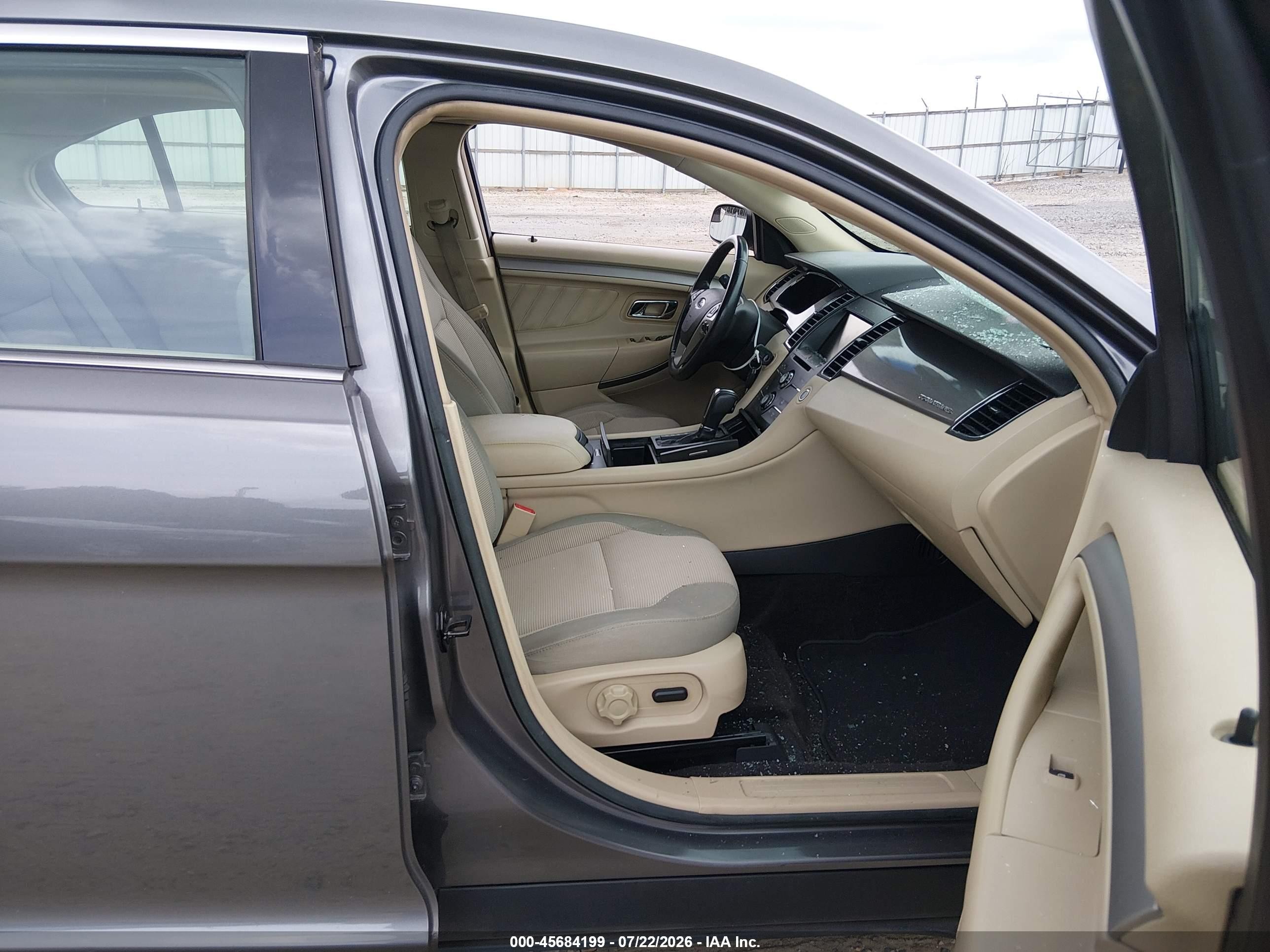 2013 Ford Taurus Sel Серый vin: 1FAHP2E97DG151034