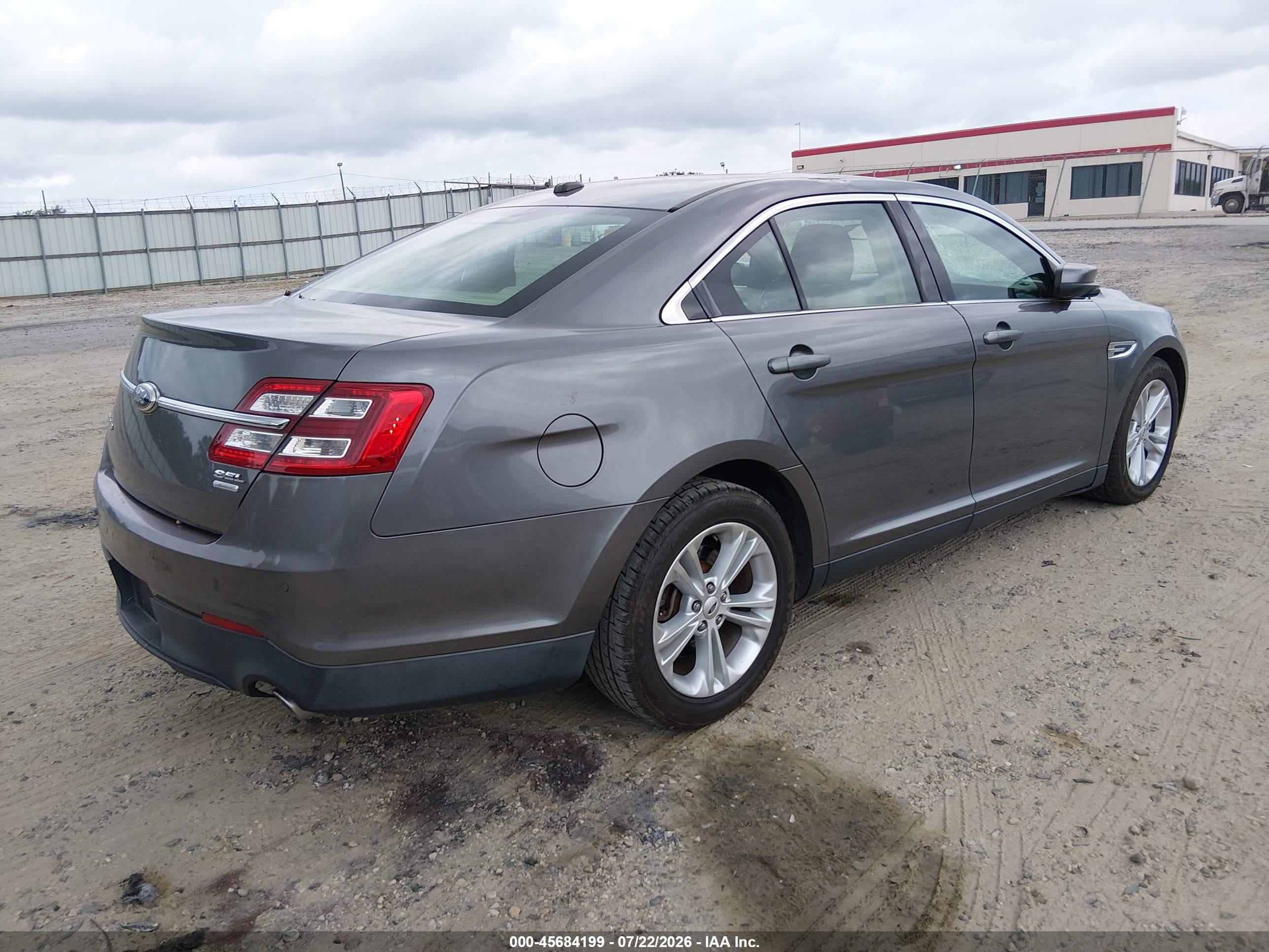 2013 Ford Taurus Sel Серый vin: 1FAHP2E97DG151034