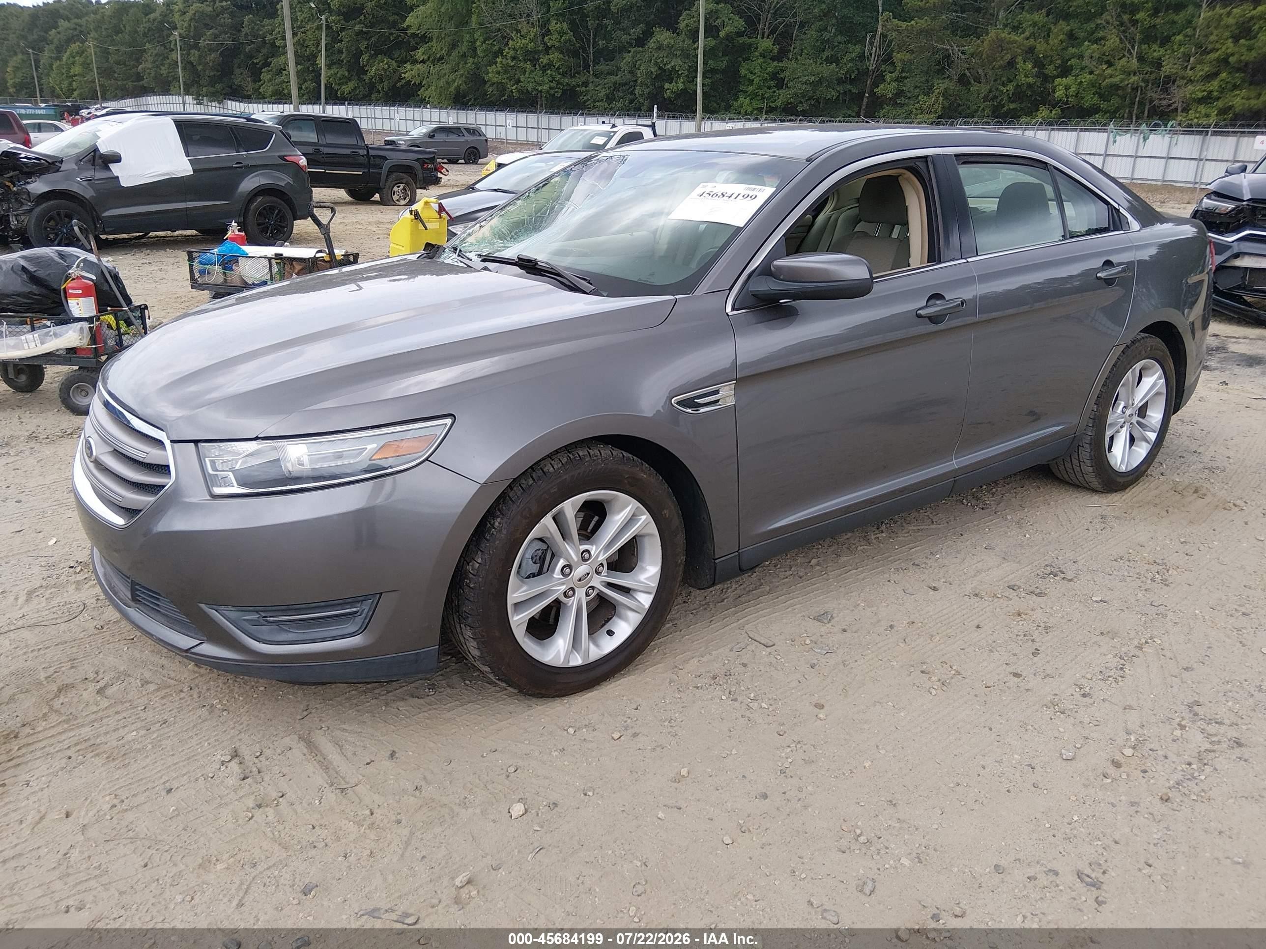 2013 Ford Taurus Sel Серый vin: 1FAHP2E97DG151034