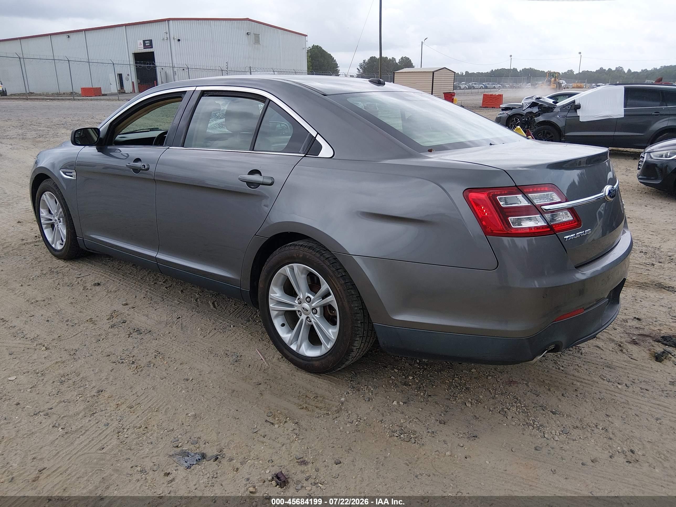 2013 Ford Taurus Sel Серый vin: 1FAHP2E97DG151034