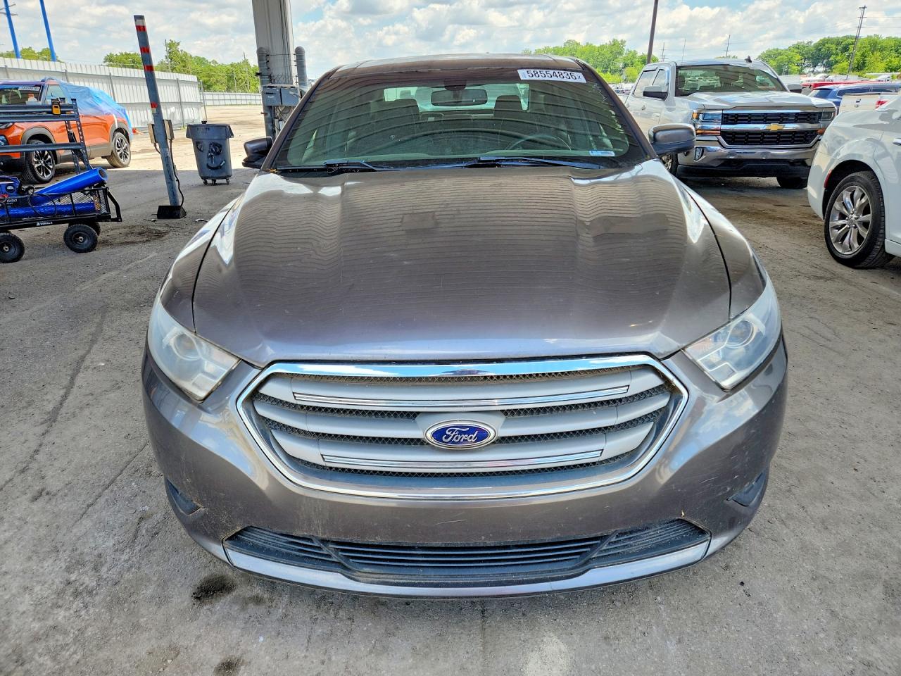 2013 Ford Taurus Sel Gray vin: 1FAHP2E98DG215436
