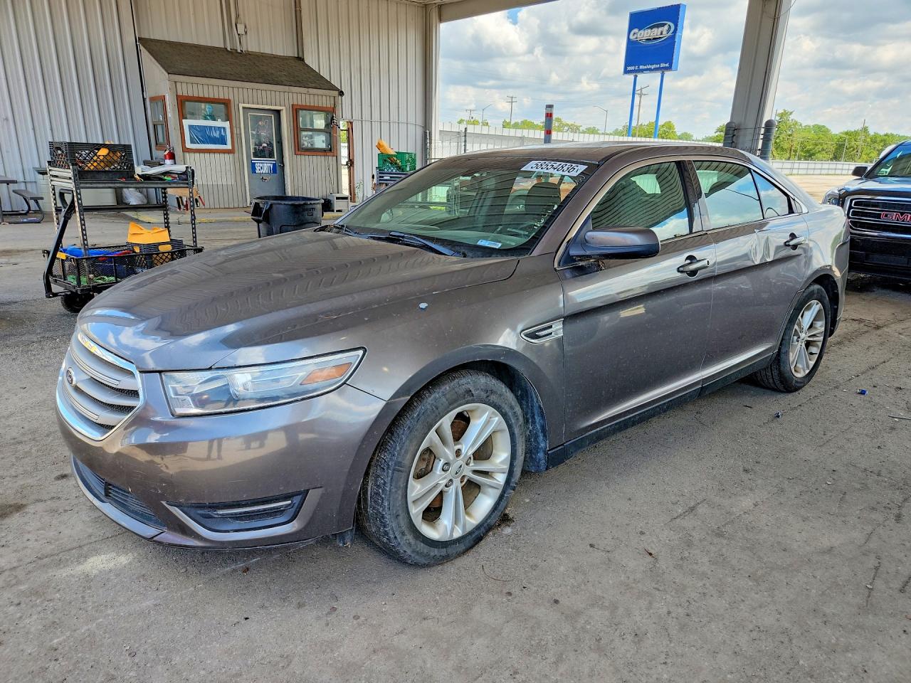 2013 Ford Taurus Sel Gray vin: 1FAHP2E98DG215436