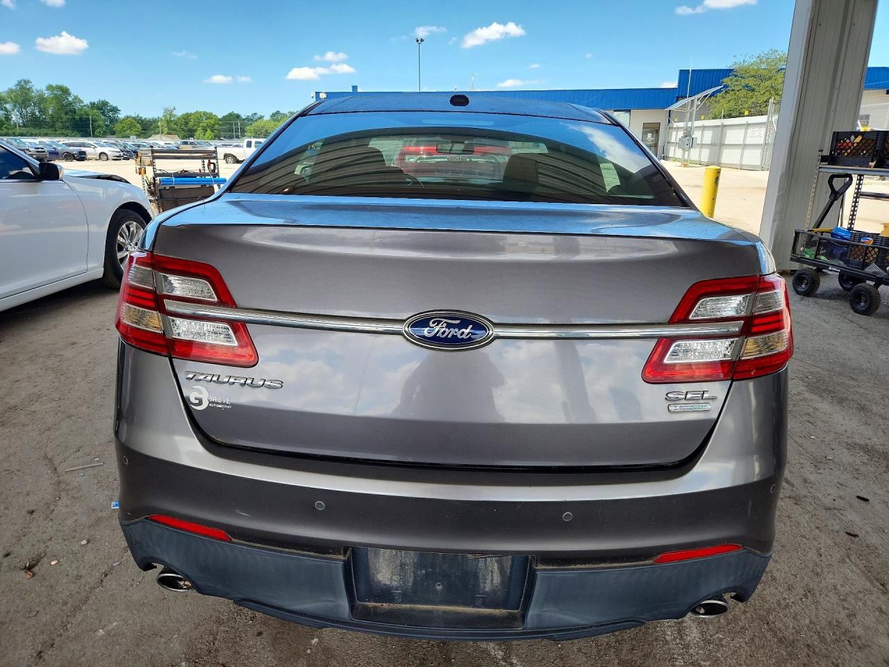 2013 Ford Taurus Sel Gray vin: 1FAHP2E98DG215436