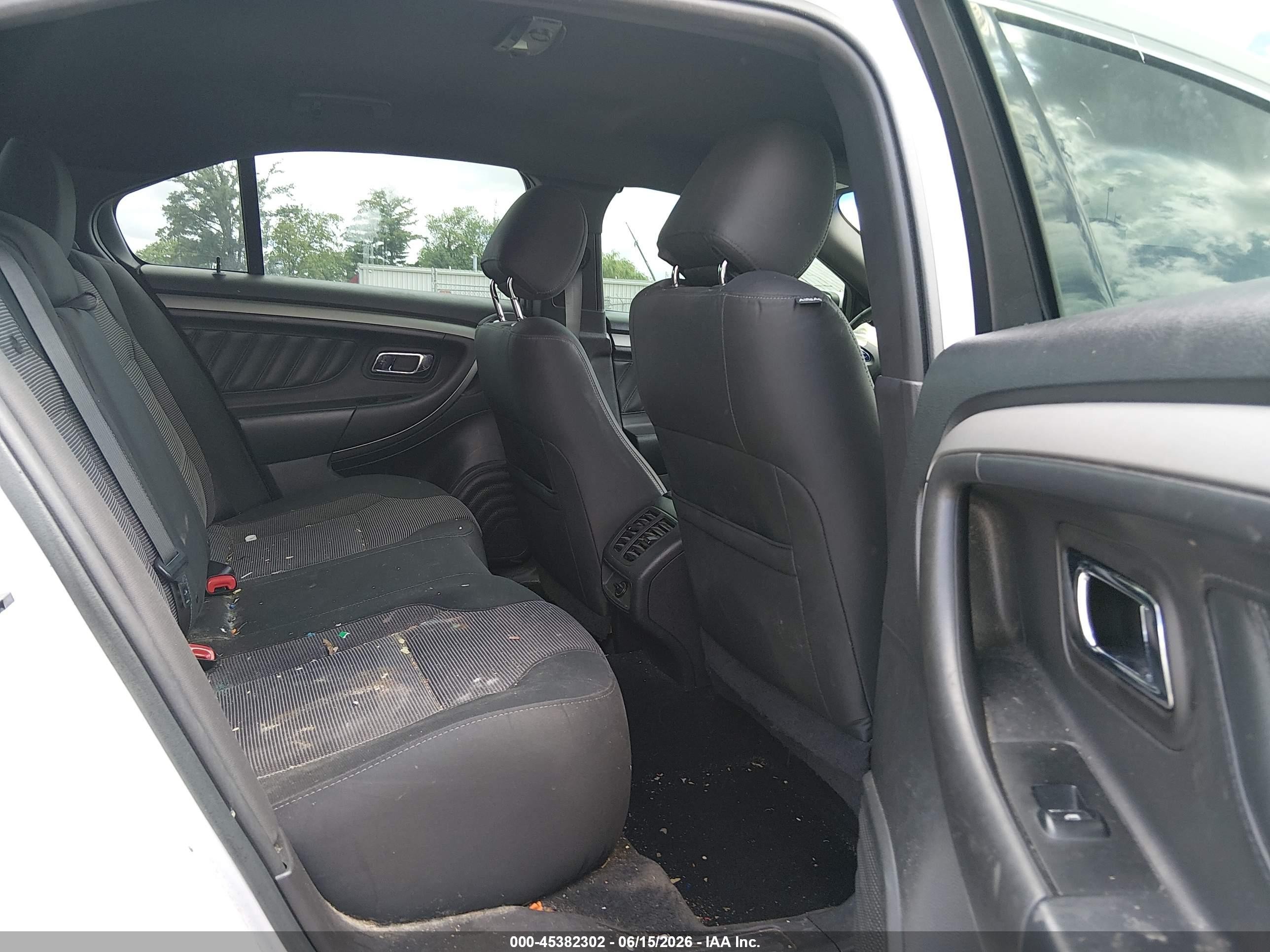 2015 Ford Taurus Sel White vin: 1FAHP2E9XFG111890