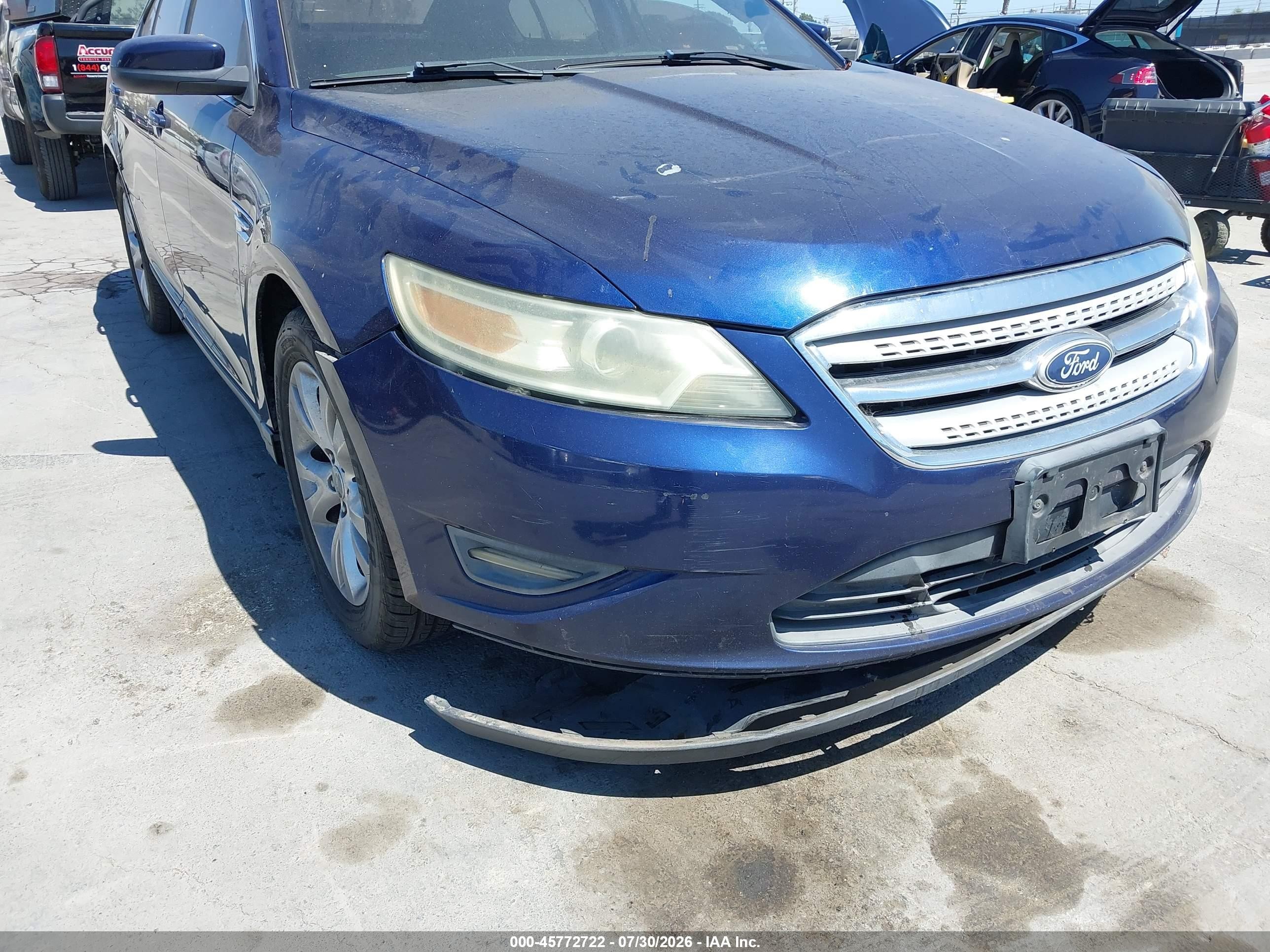 2011 Ford Taurus Sel Синий vin: 1FAHP2EW0BG116290