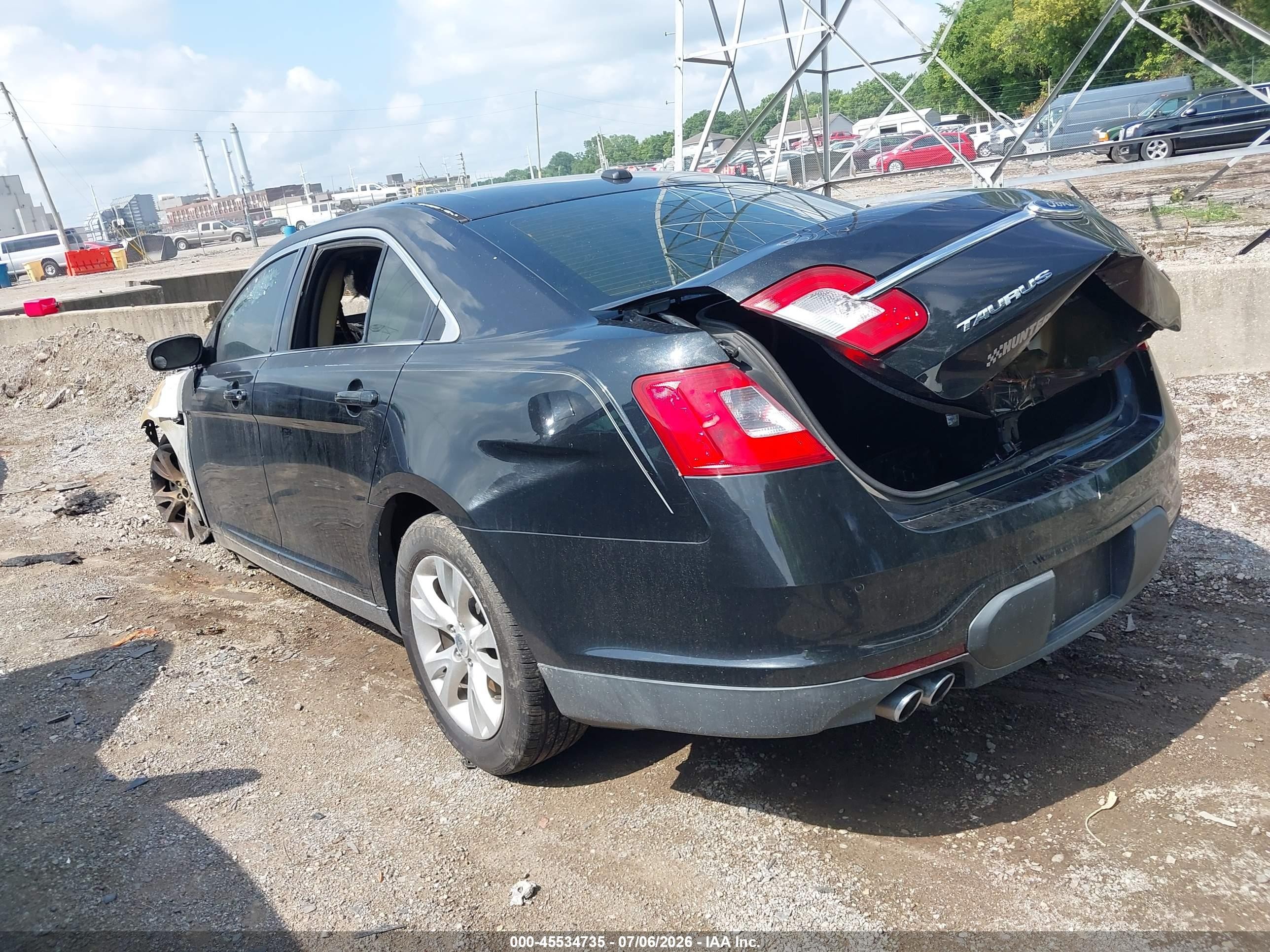 2011 Ford Taurus Sel Black vin: 1FAHP2EW0BG127077