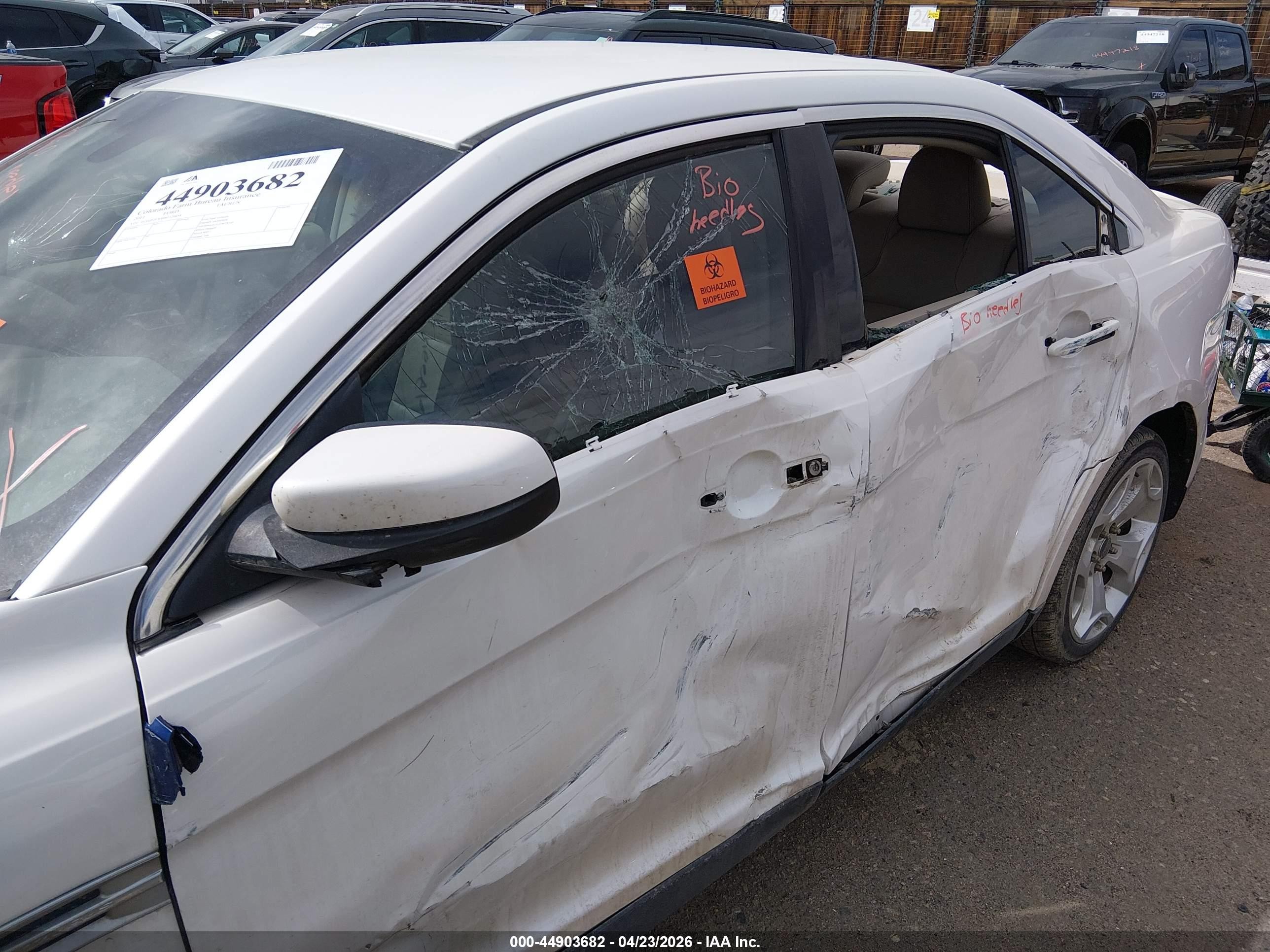 2011 Ford Taurus Sel White vin: 1FAHP2EW0BG129458
