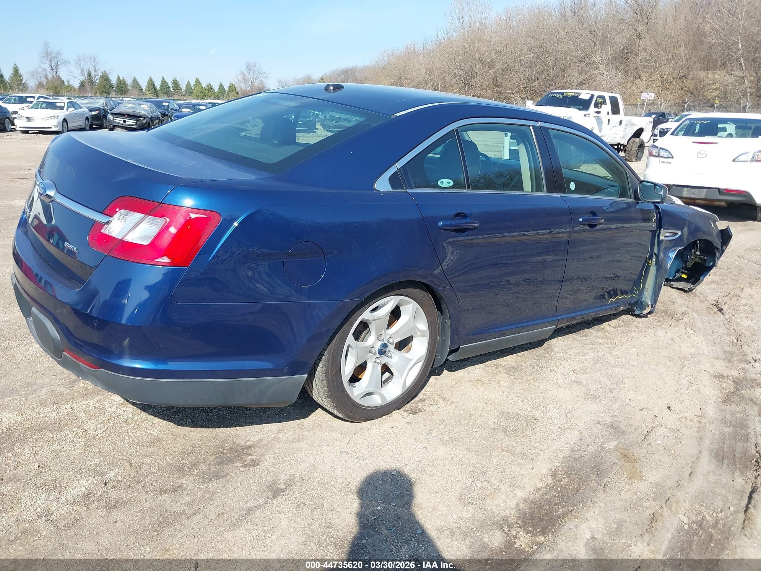2012 Ford Taurus Sel Синий vin: 1FAHP2EW0CG106263