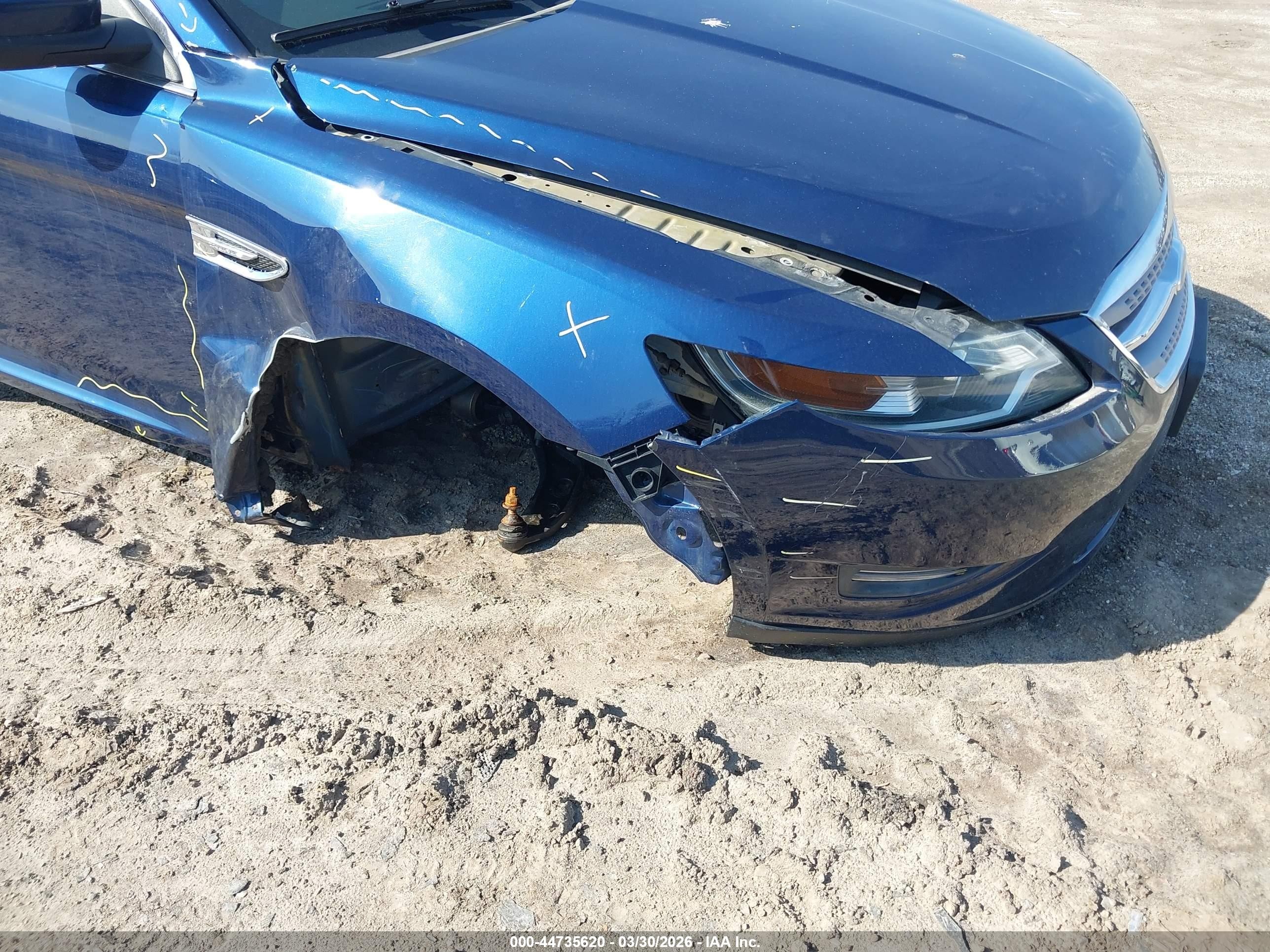 2012 Ford Taurus Sel Синий vin: 1FAHP2EW0CG106263