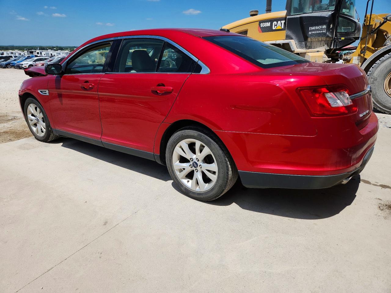 2012 Ford Taurus Sel Red vin: 1FAHP2EW0CG114623