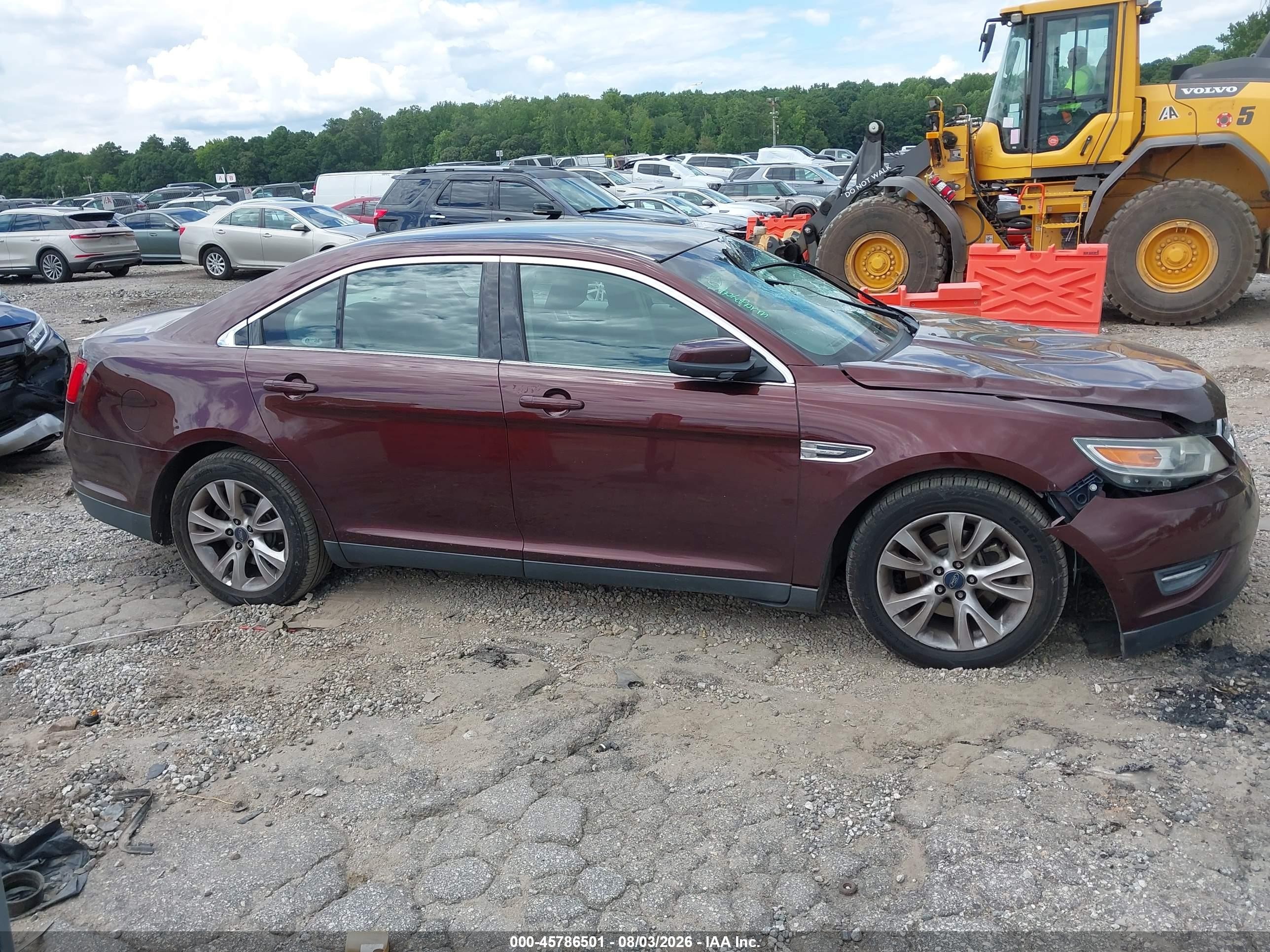 2012 Ford Taurus Sel Бордовый vin: 1FAHP2EW0CG129543