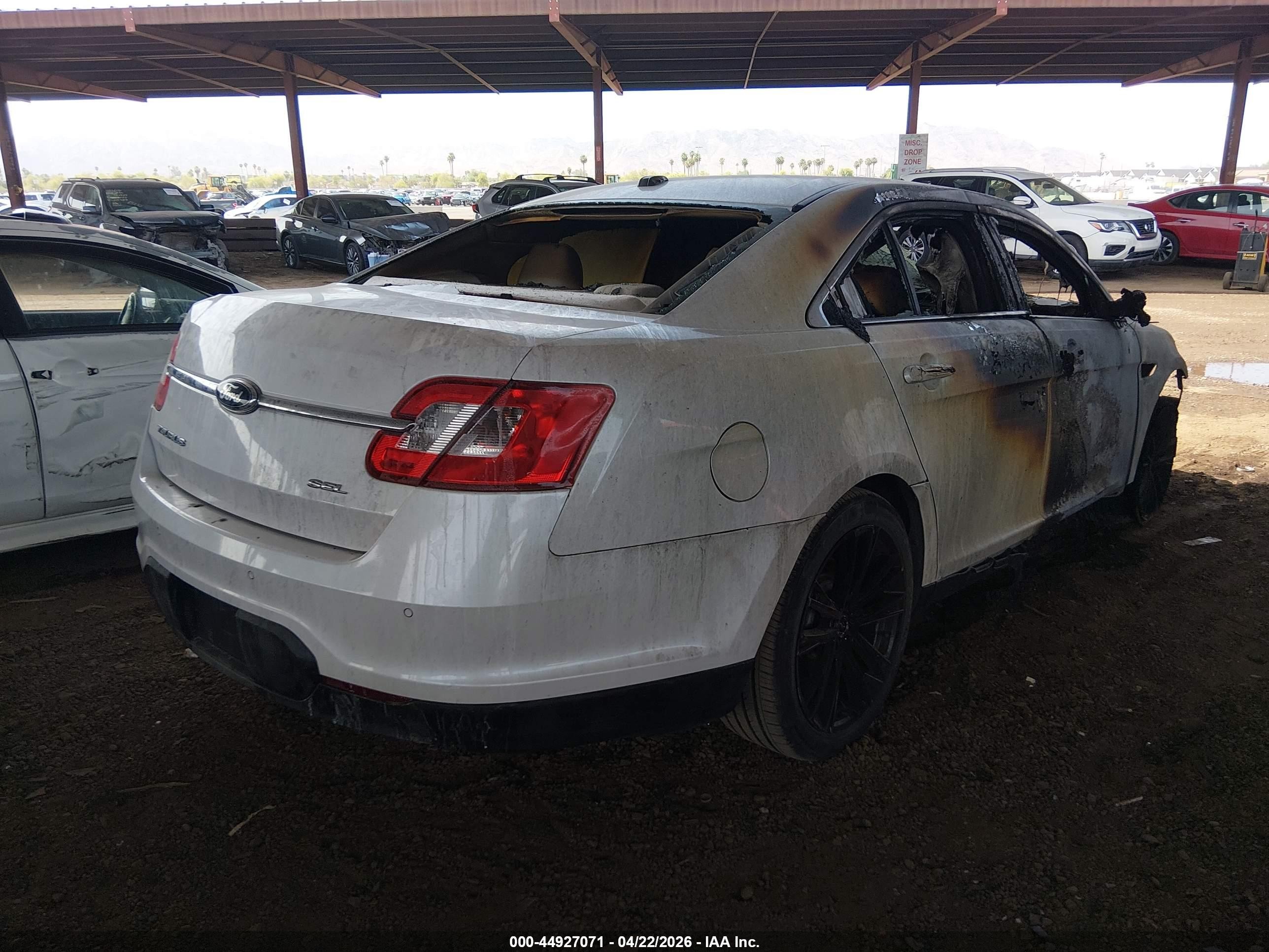 2012 Ford Taurus Sel White vin: 1FAHP2EW0CG144933