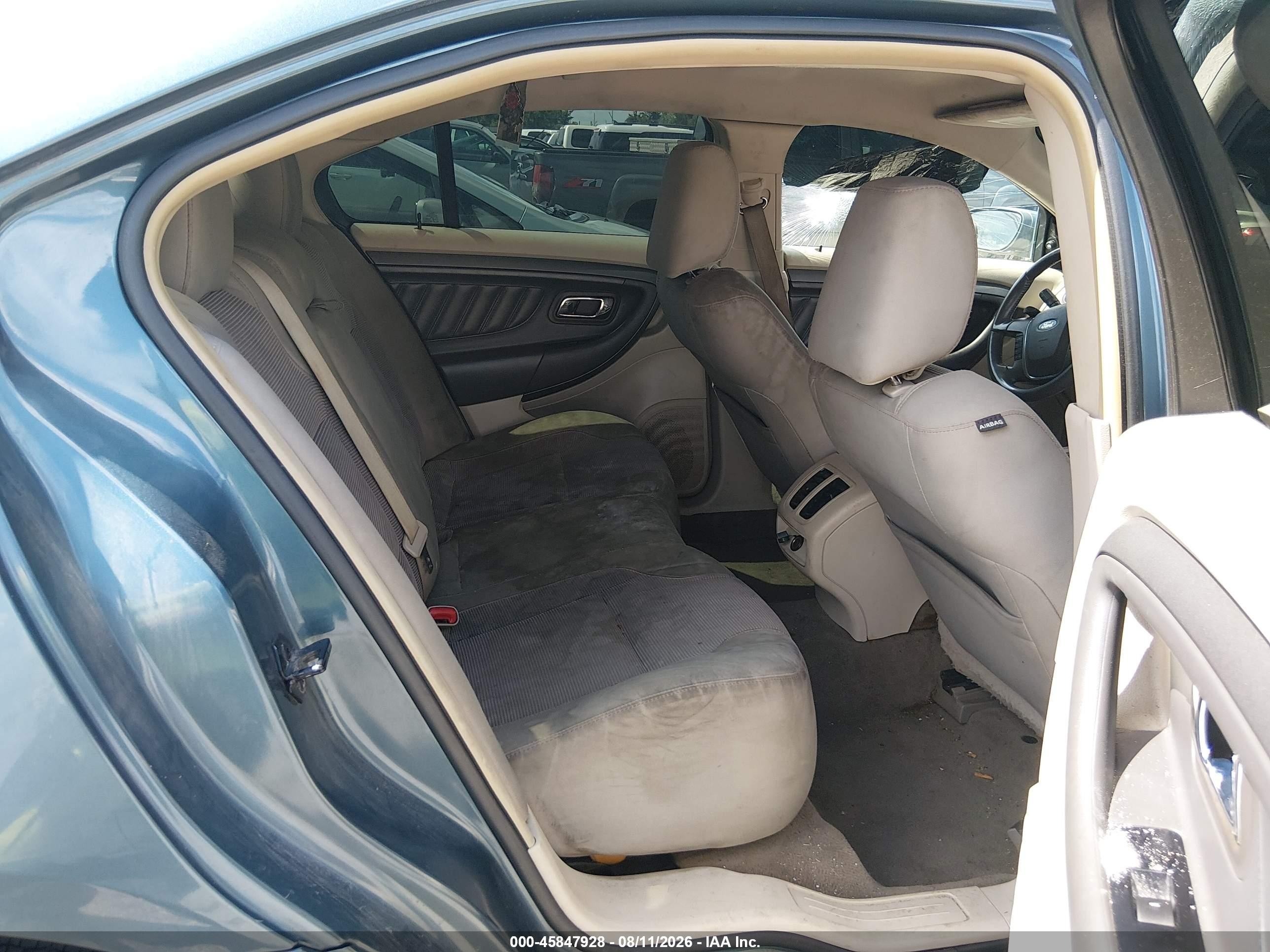 2010 Ford Taurus Sel Light Blue vin: 1FAHP2EW1AG115471