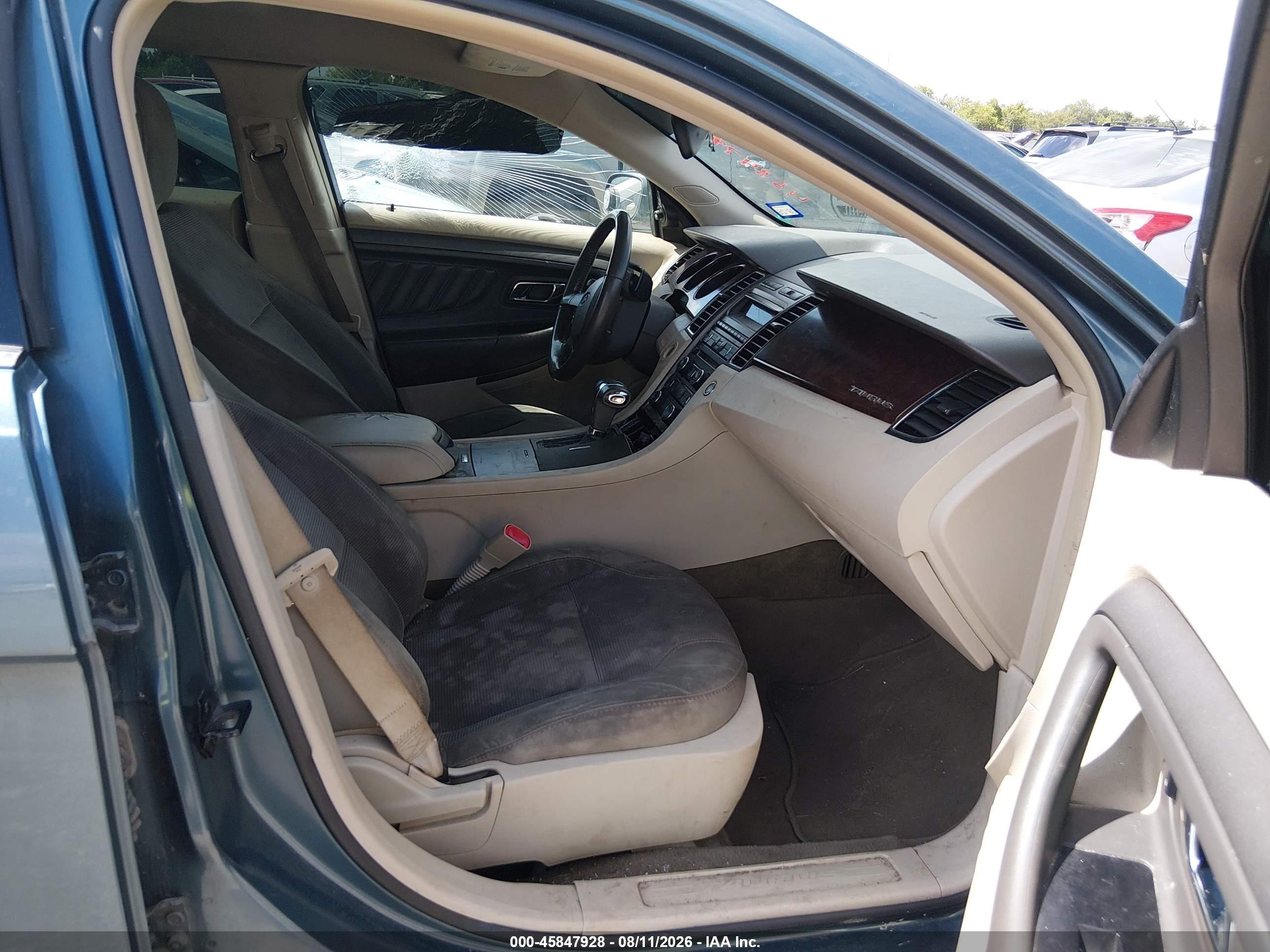 2010 Ford Taurus Sel Light Blue vin: 1FAHP2EW1AG115471