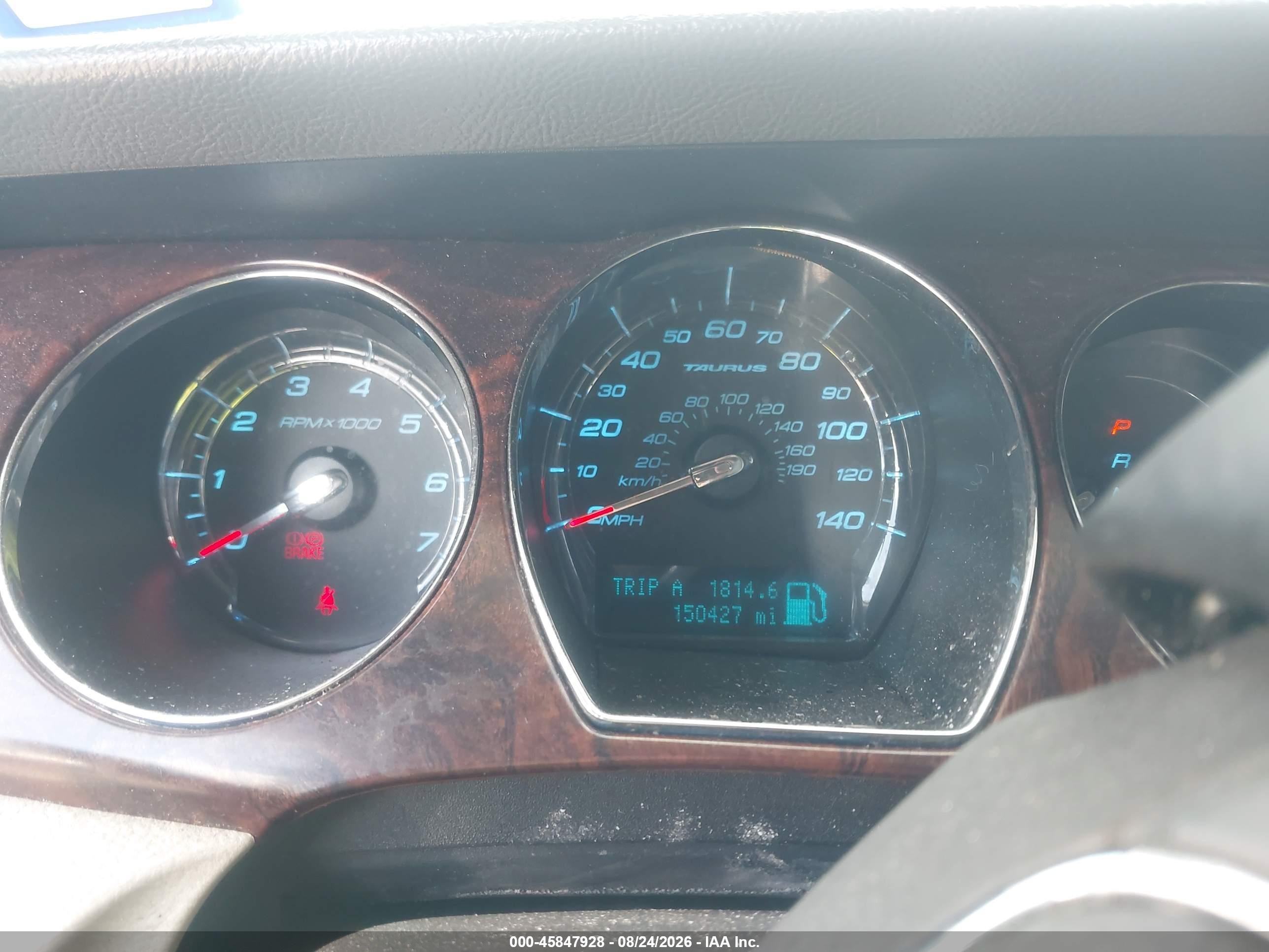 2010 Ford Taurus Sel Light Blue vin: 1FAHP2EW1AG115471