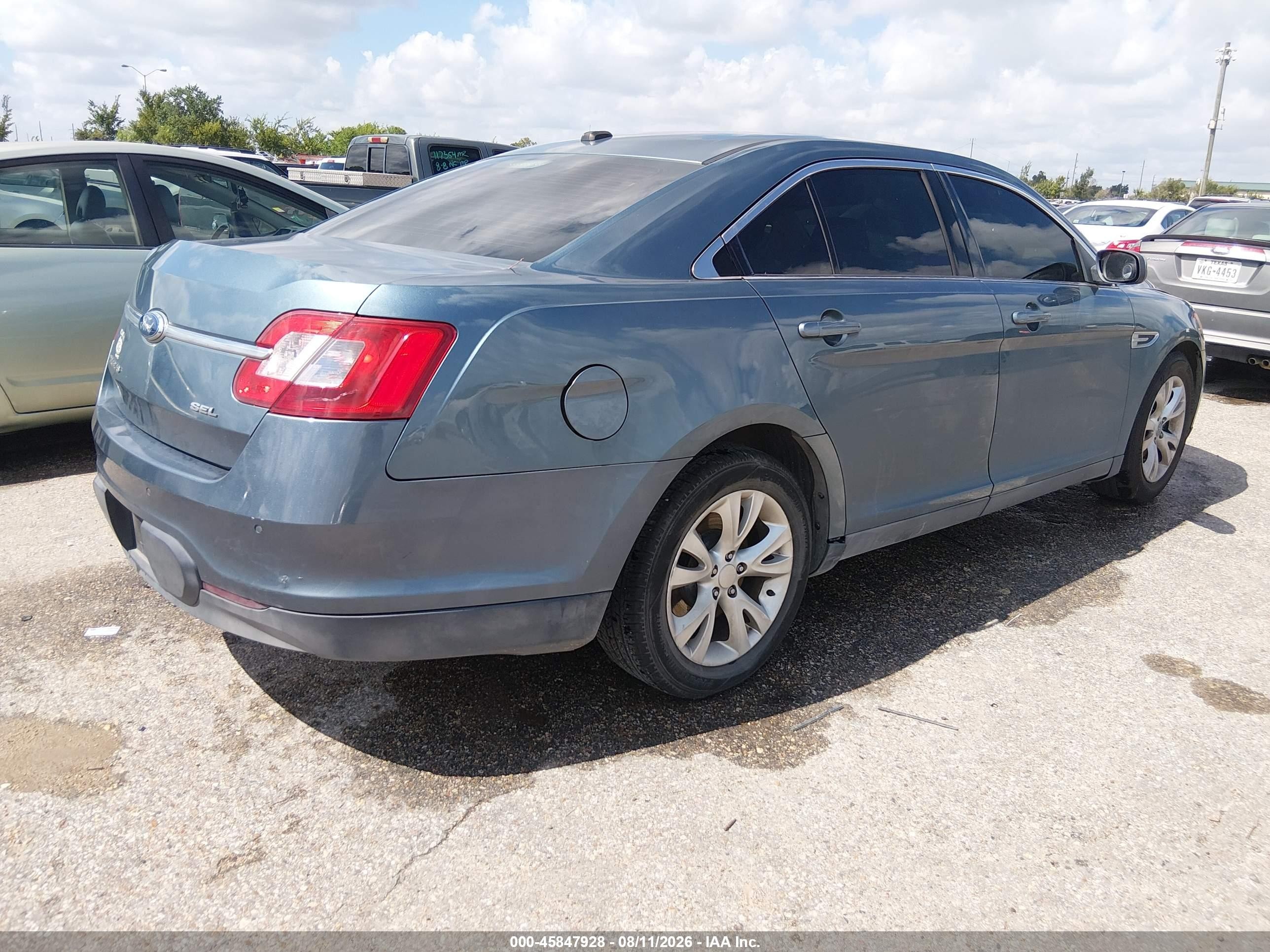 2010 Ford Taurus Sel Light Blue vin: 1FAHP2EW1AG115471