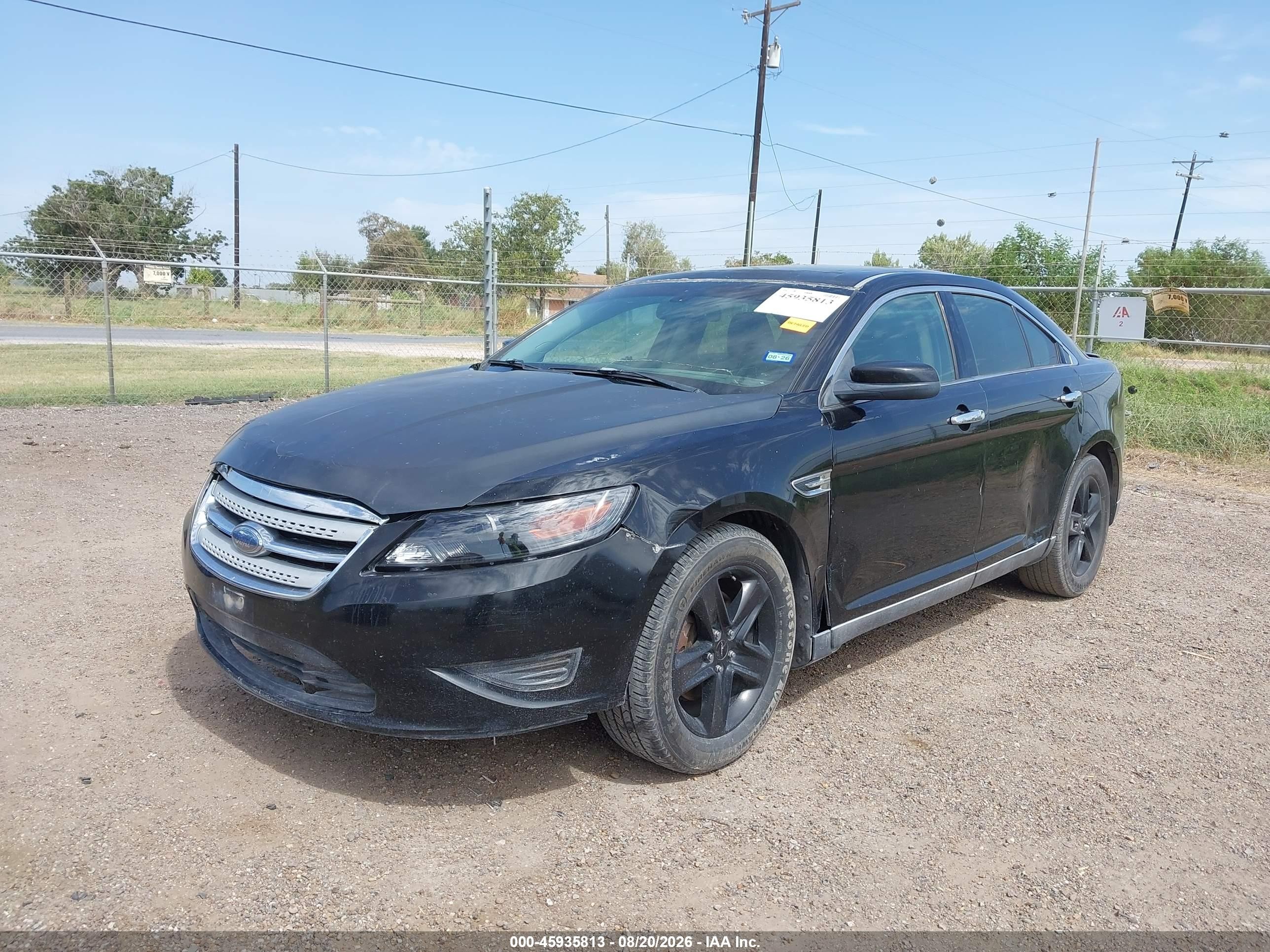 2010 Ford Taurus Sel Black vin: 1FAHP2EW1AG118239