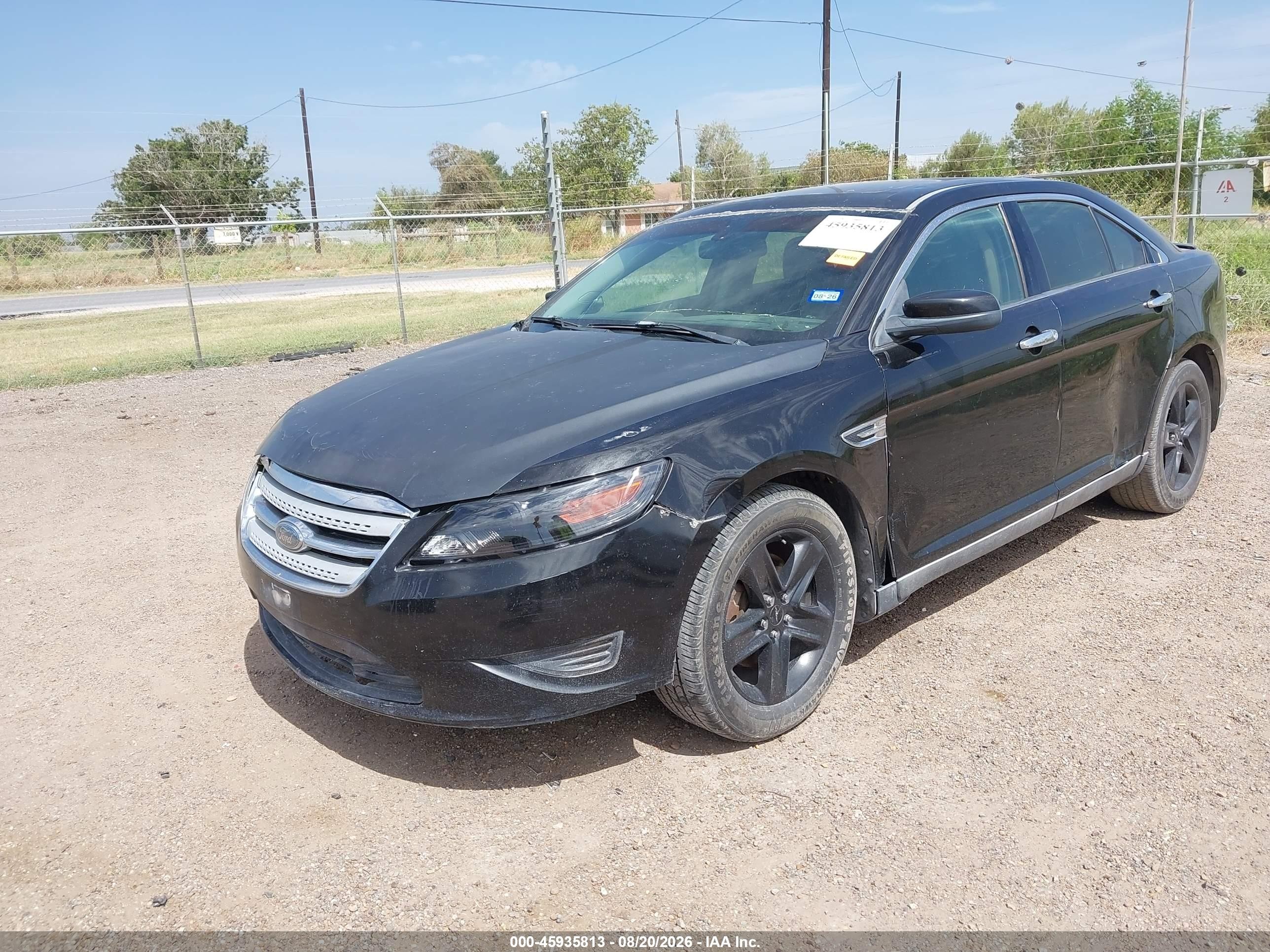 2010 Ford Taurus Sel Black vin: 1FAHP2EW1AG118239
