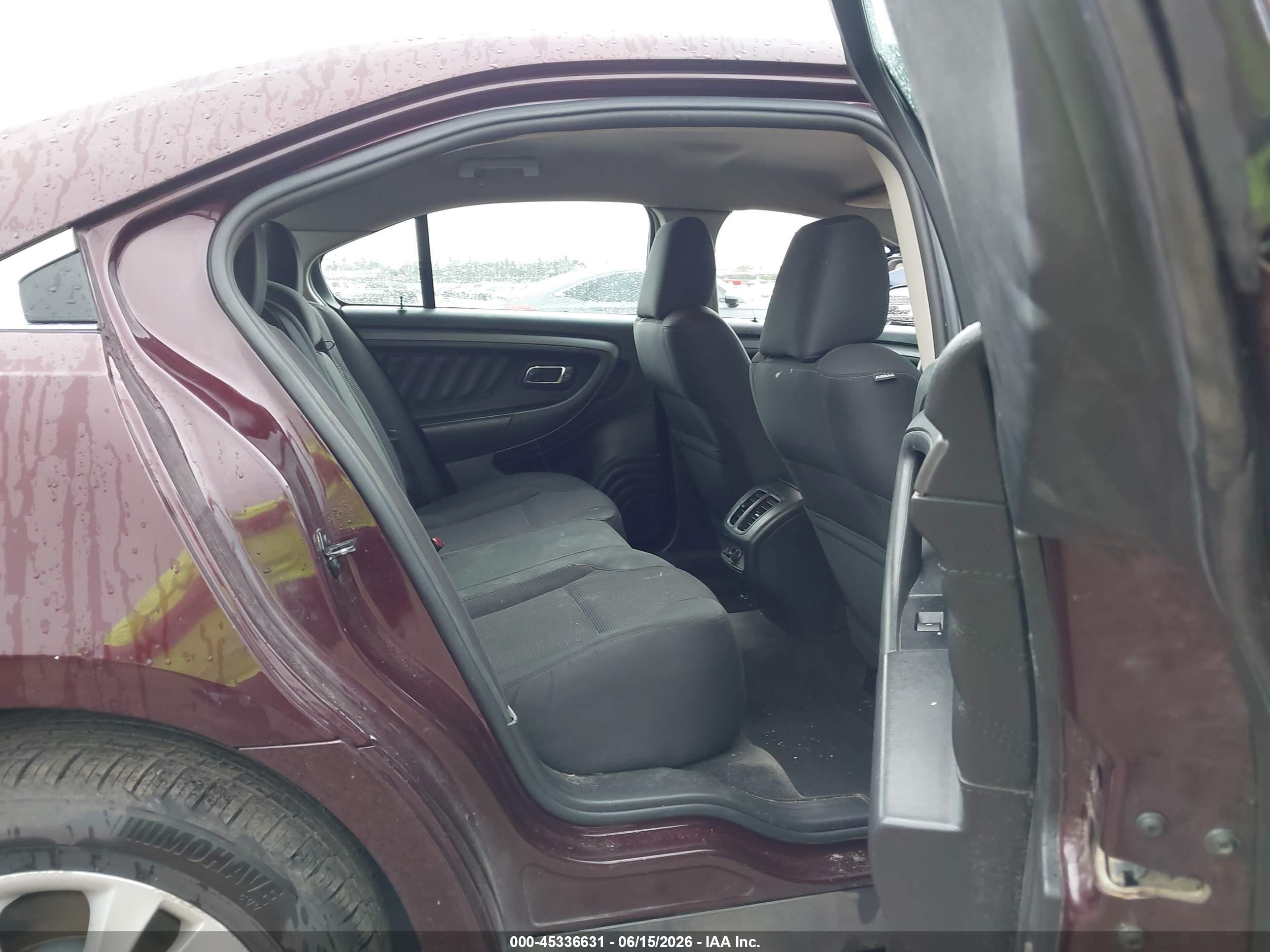 2011 Ford Taurus Sel Burgundy vin: 1FAHP2EW1BG163912
