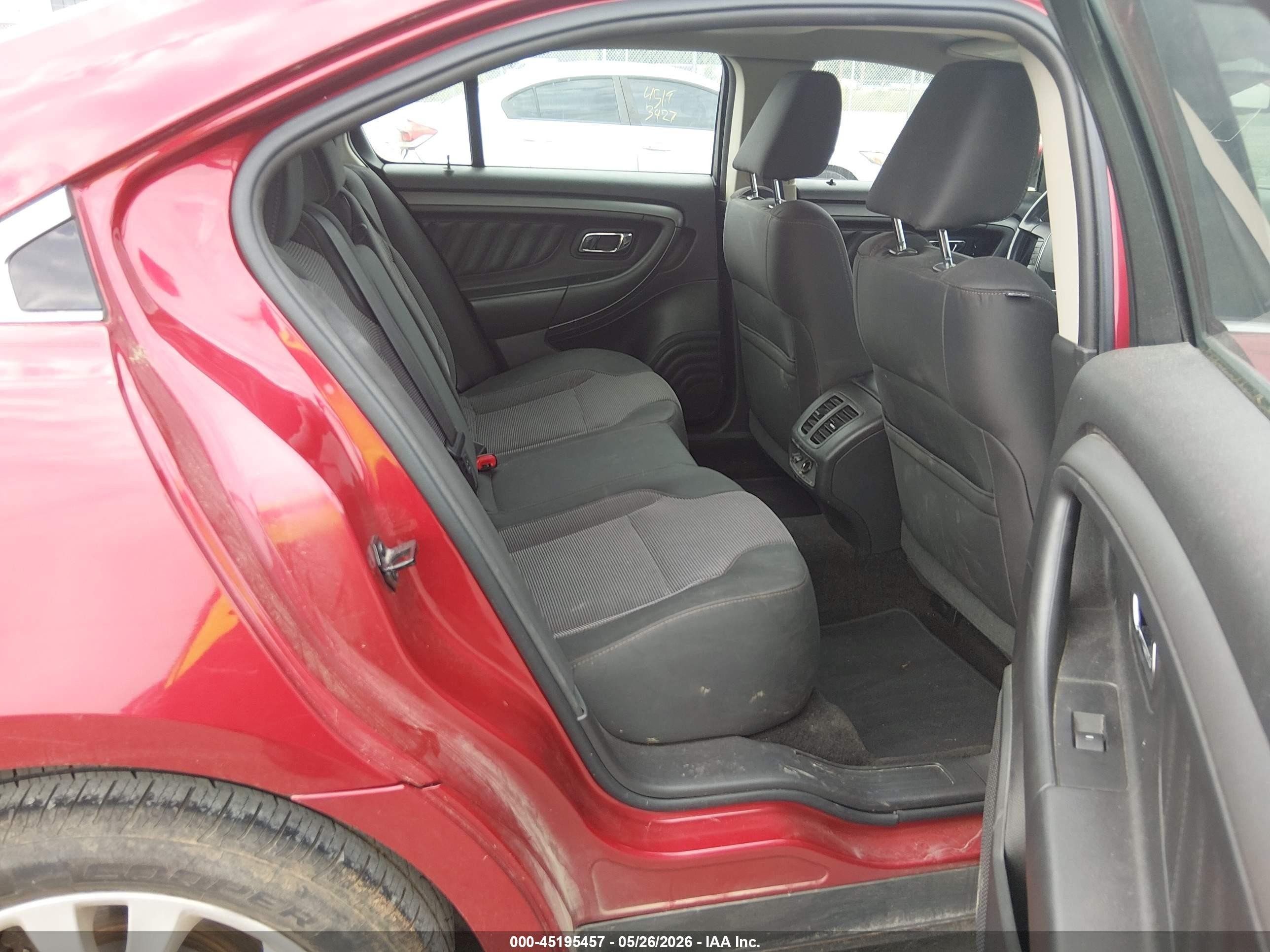 2012 Ford Taurus Sel Красный vin: 1FAHP2EW1CG138977
