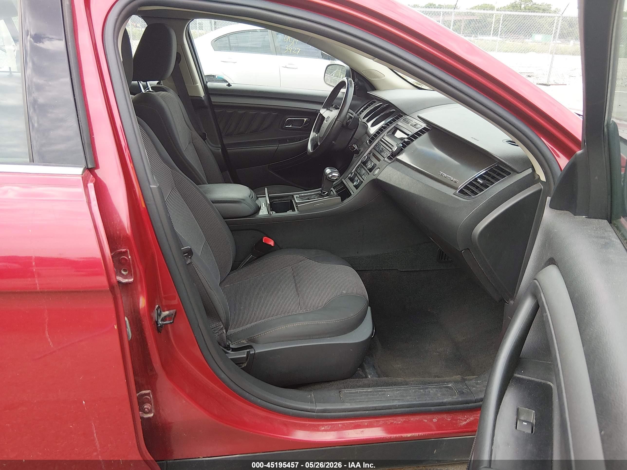2012 Ford Taurus Sel Красный vin: 1FAHP2EW1CG138977