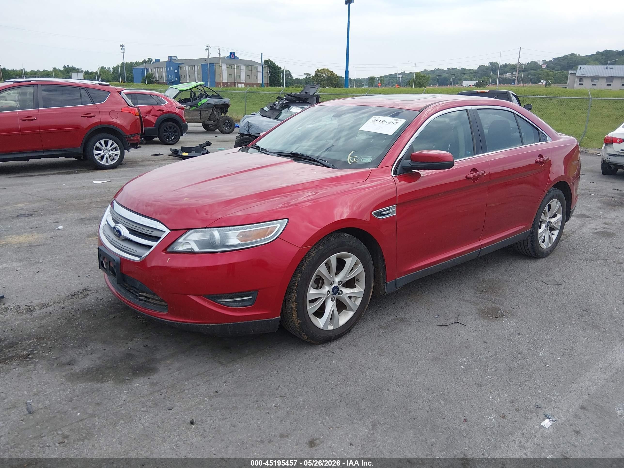 2012 Ford Taurus Sel Красный vin: 1FAHP2EW1CG138977