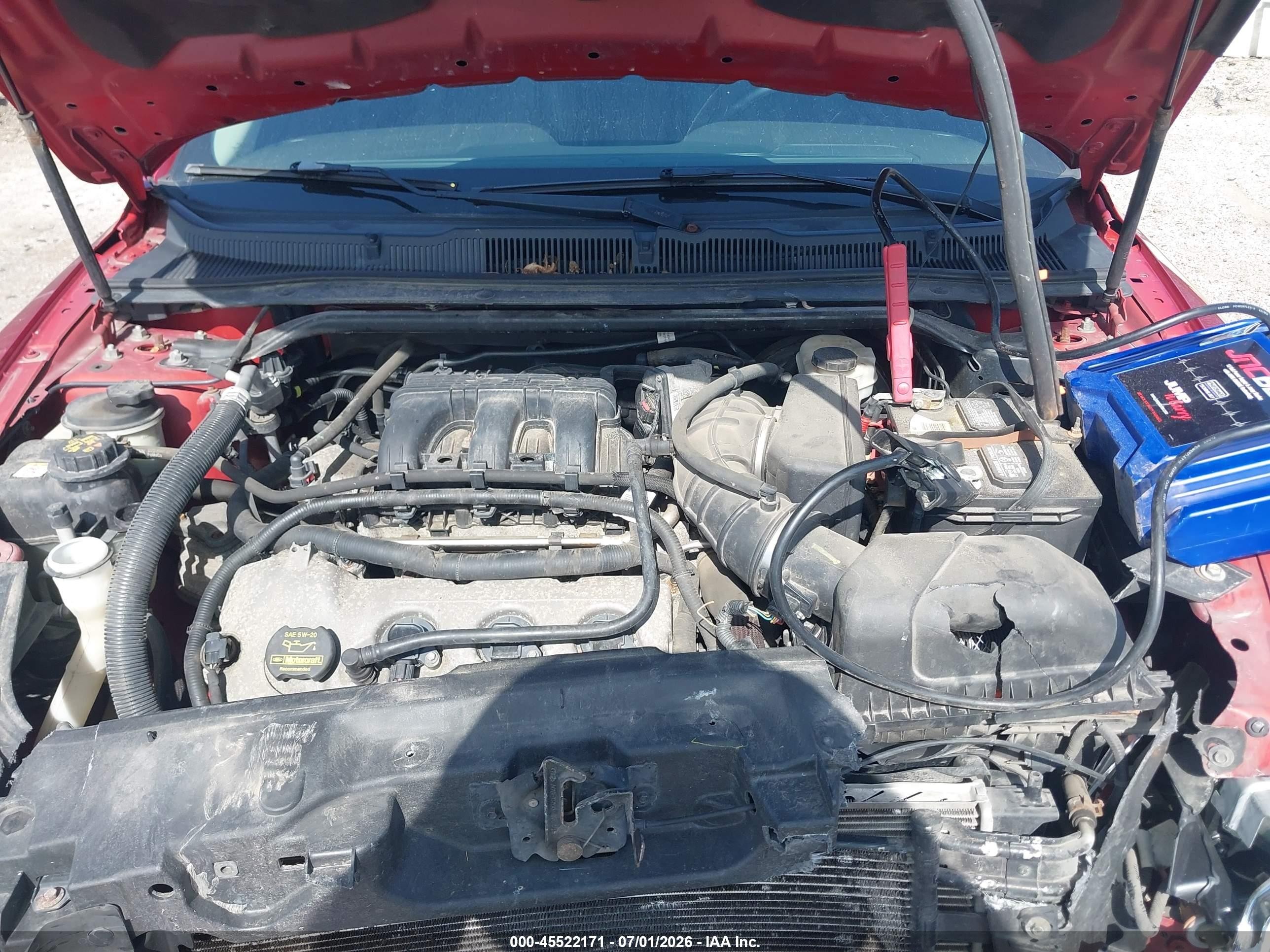 2010 Ford Taurus Sel Red vin: 1FAHP2EW2AG145935
