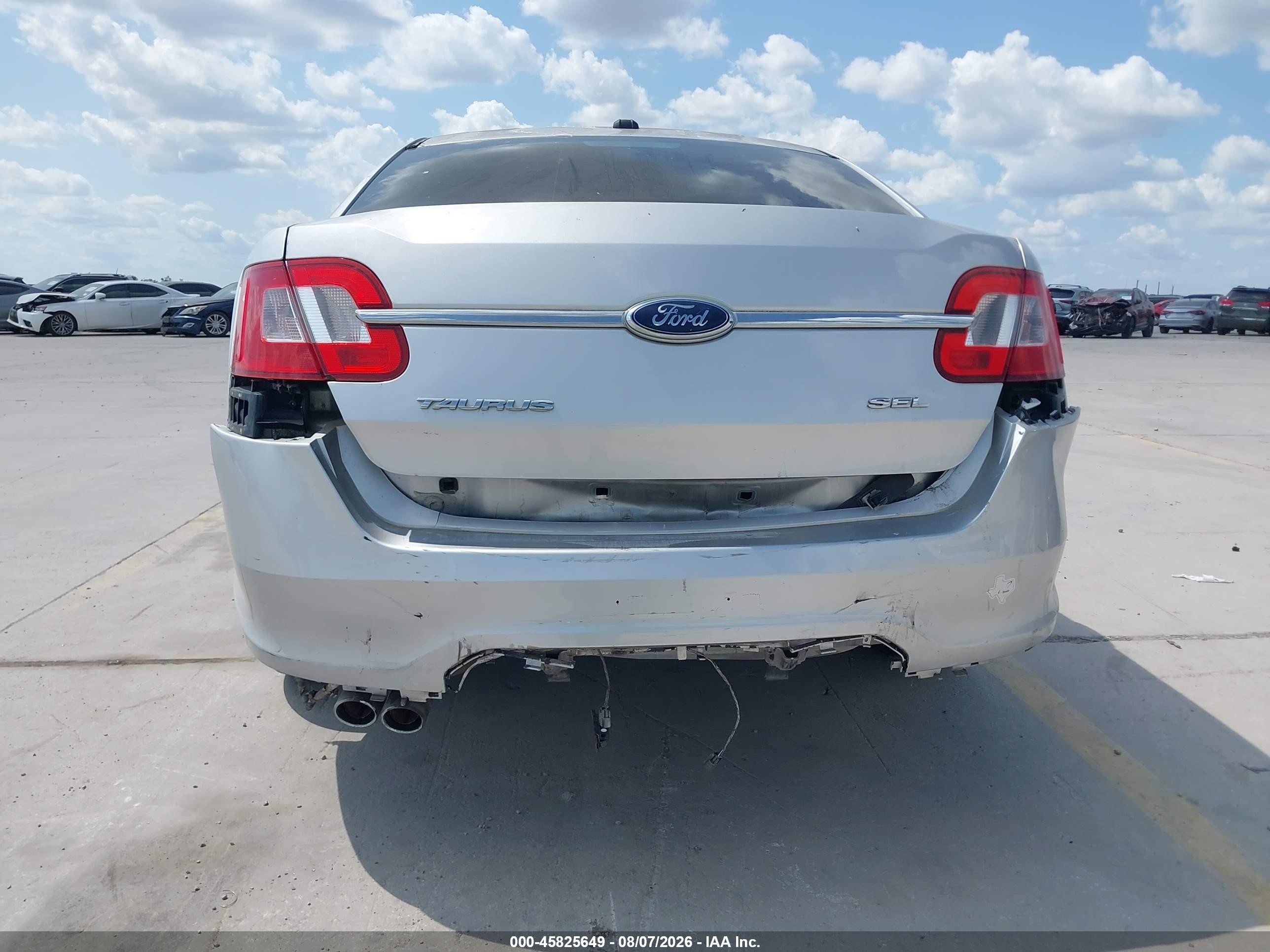 2010 Ford Taurus Sel Silver vin: 1FAHP2EW2AG147748