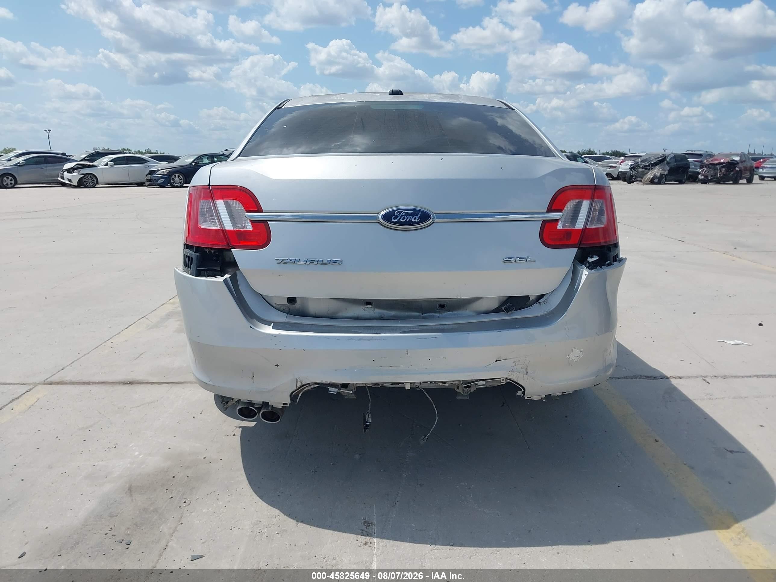 2010 Ford Taurus Sel Silver vin: 1FAHP2EW2AG147748