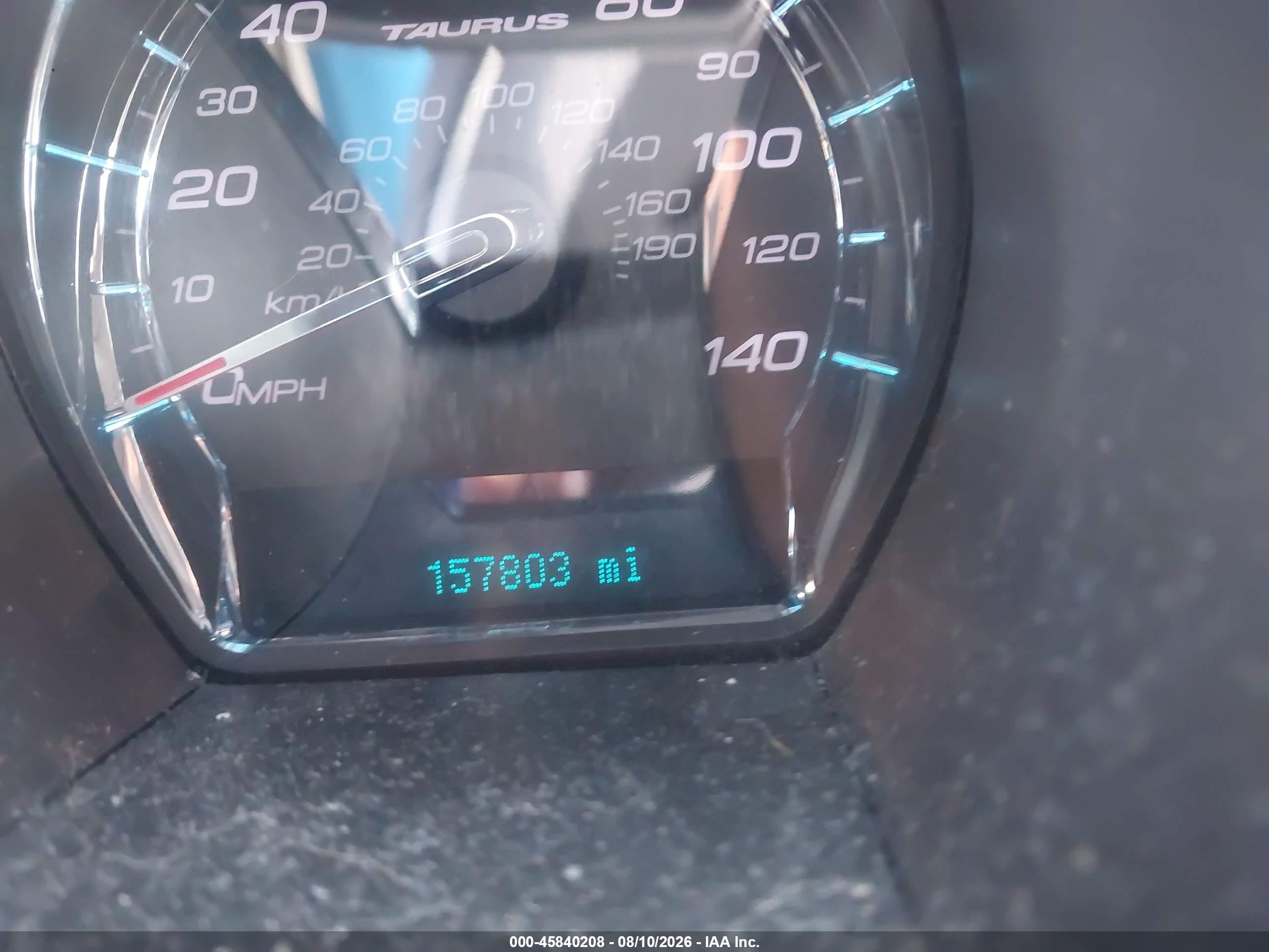 2010 Ford Taurus Sel Gold vin: 1FAHP2EW2AG157390
