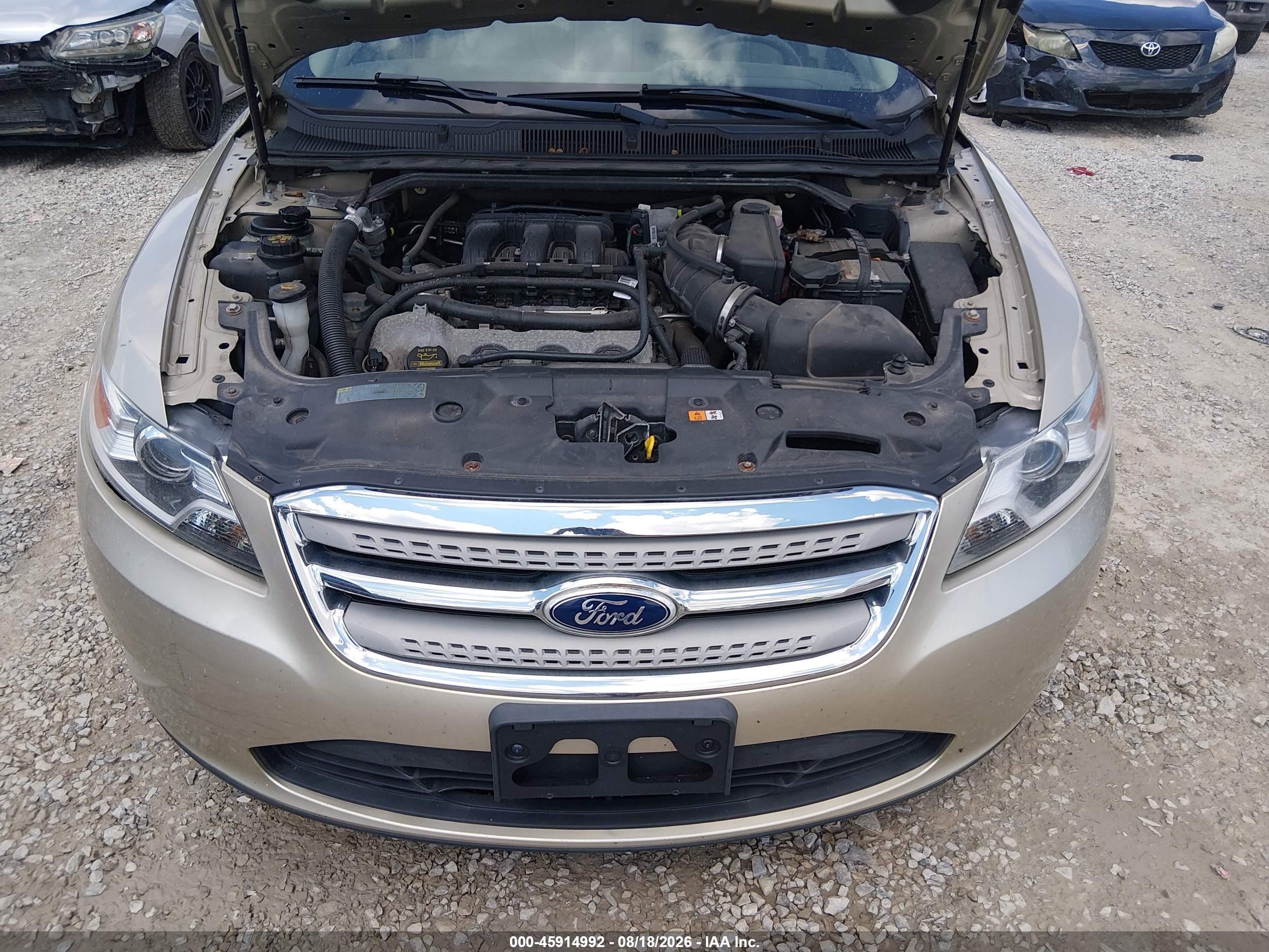 2011 Ford Taurus Sel Tan vin: 1FAHP2EW2BG172473