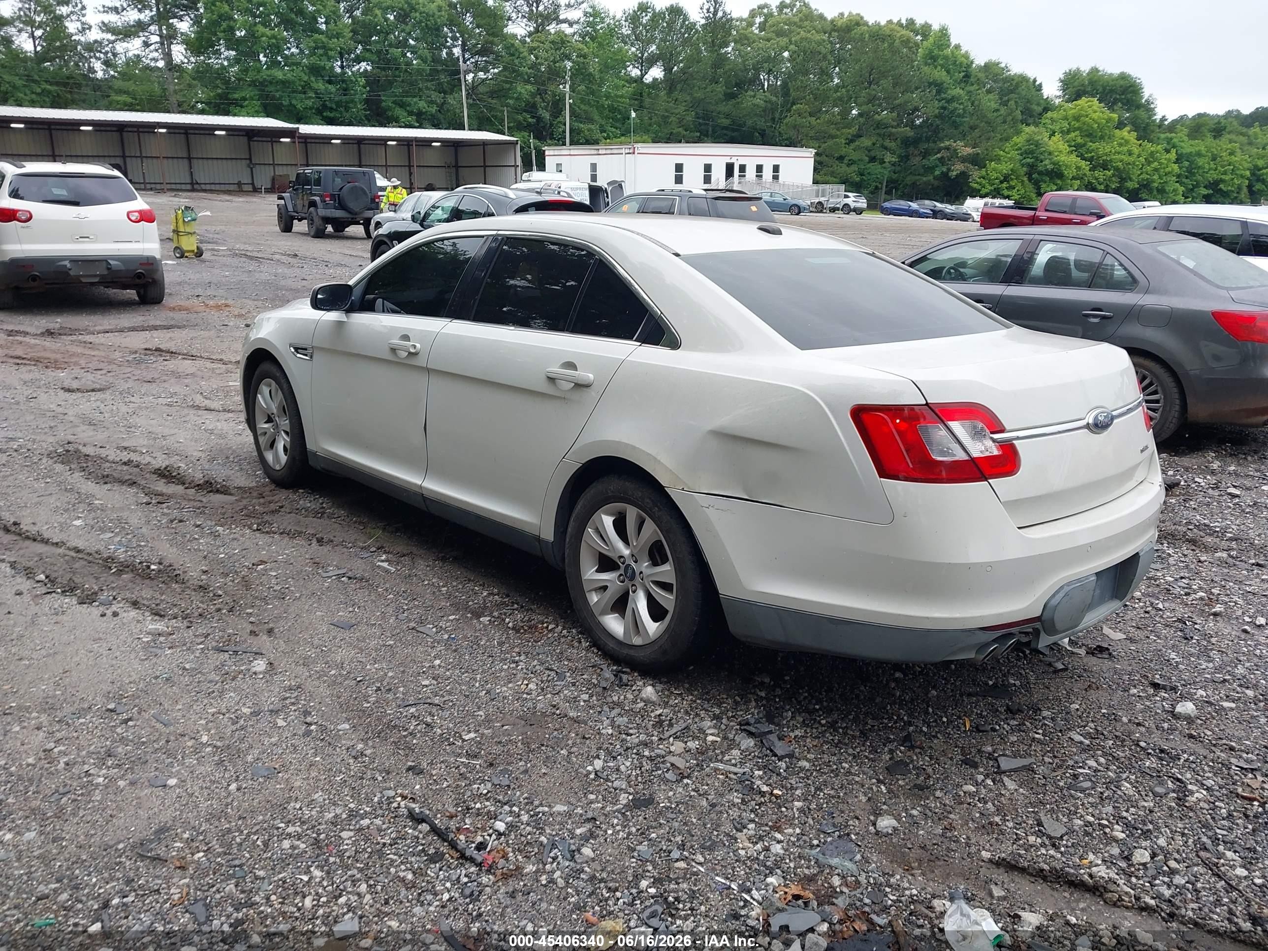 2012 Ford Taurus Sel White vin: 1FAHP2EW2CG114767