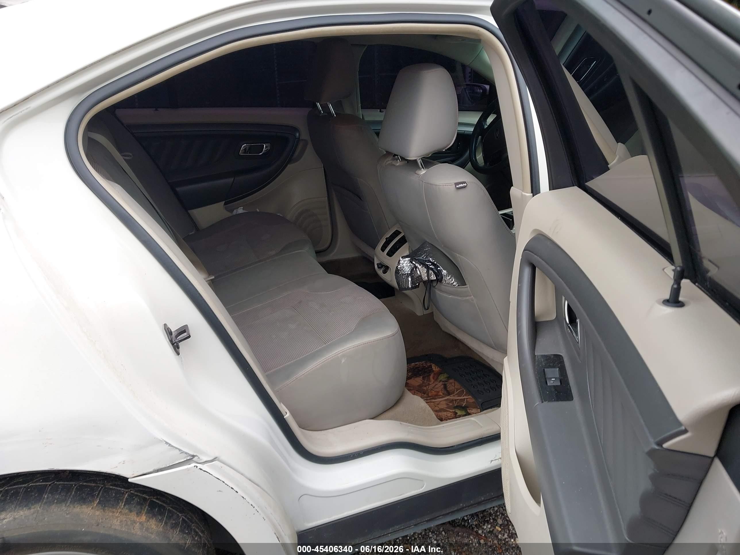 2012 Ford Taurus Sel White vin: 1FAHP2EW2CG114767