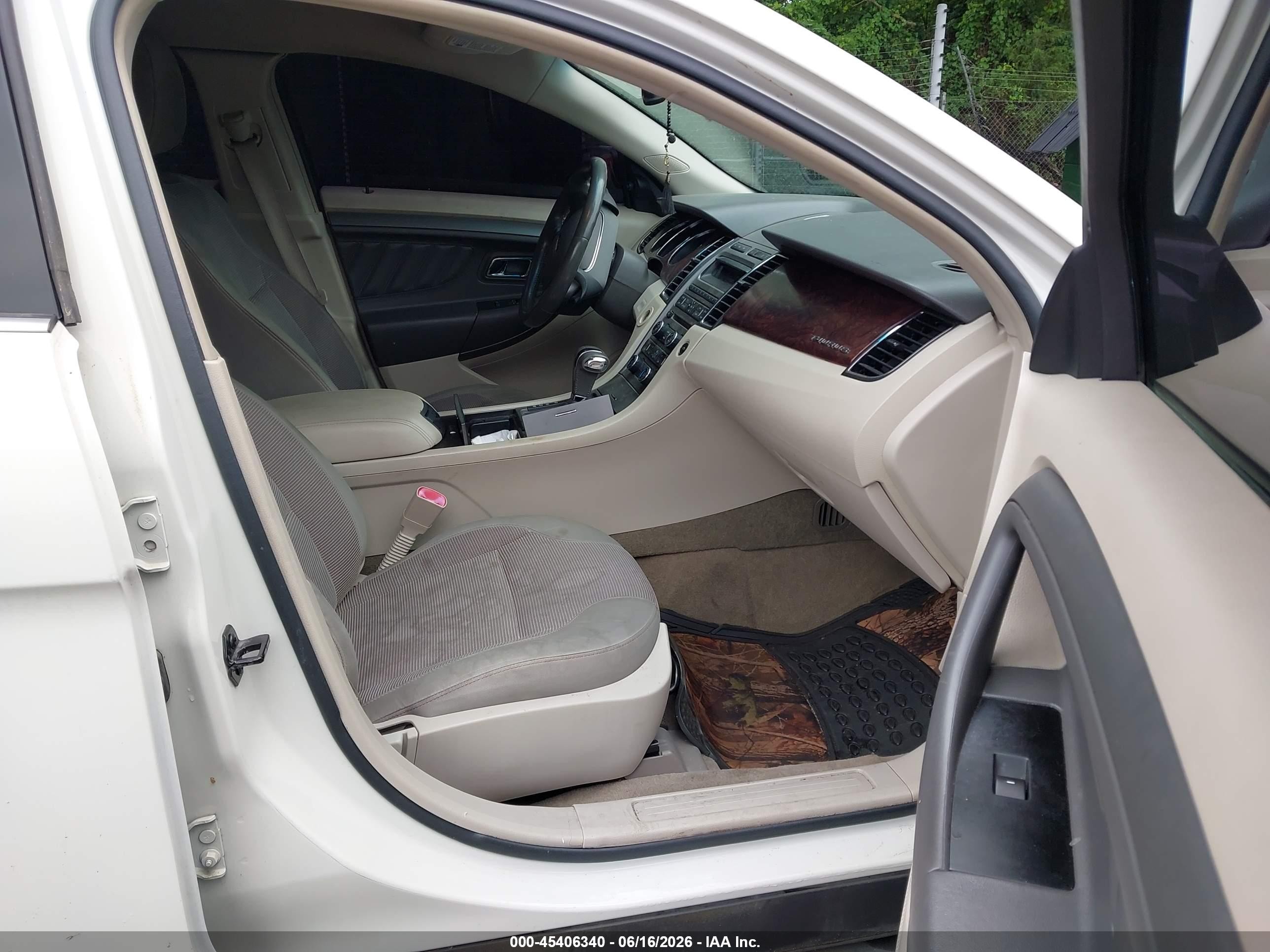 2012 Ford Taurus Sel White vin: 1FAHP2EW2CG114767