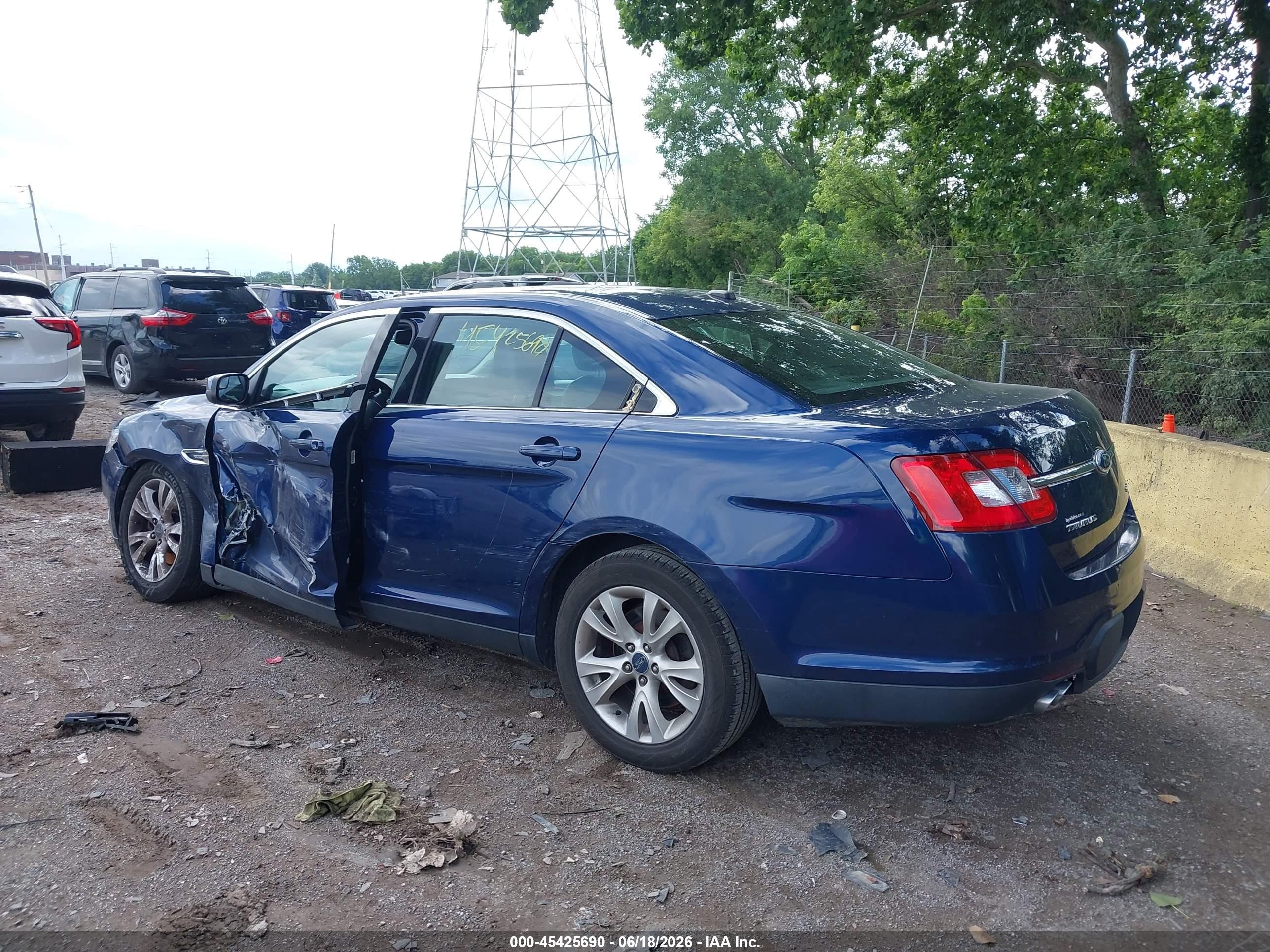 2012 Ford Taurus Sel Blue vin: 1FAHP2EW2CG117586