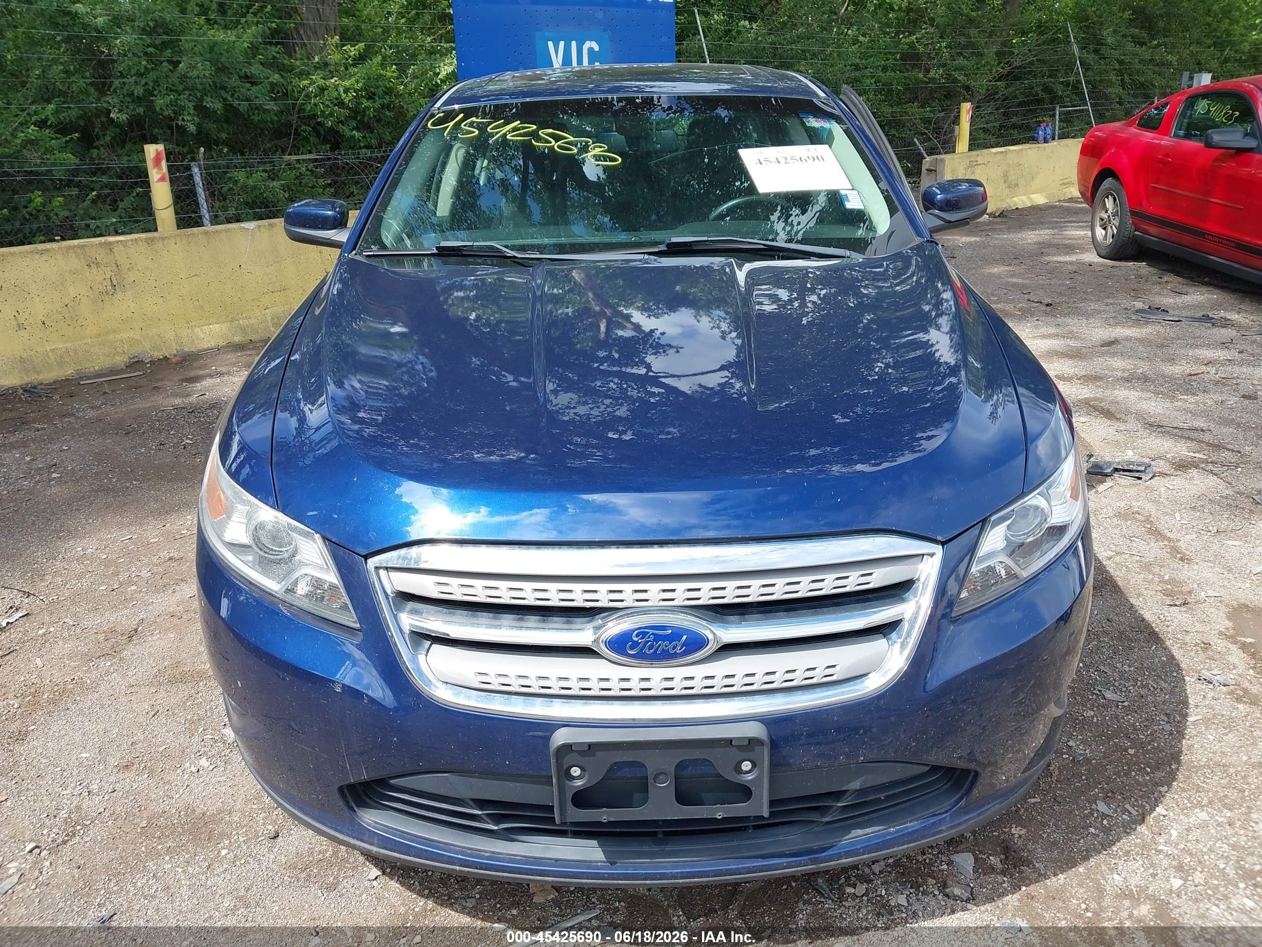 2012 Ford Taurus Sel Blue vin: 1FAHP2EW2CG117586