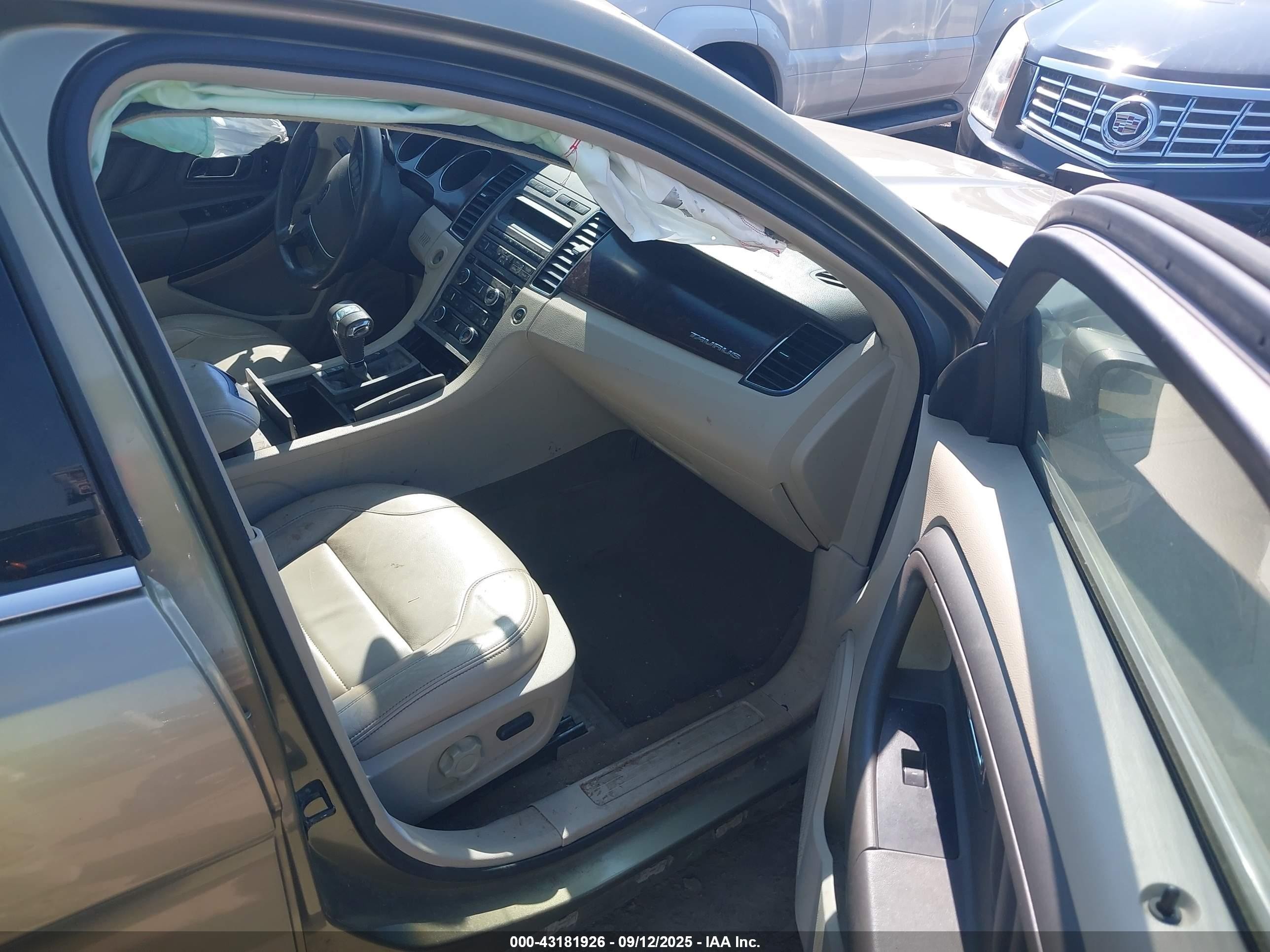 2012 Ford Taurus Sel Green vin: 1FAHP2EW2CG121525