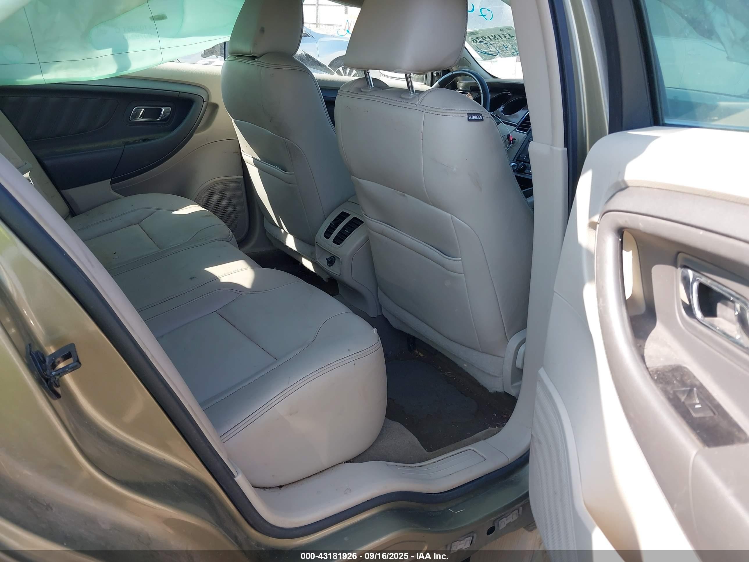 2012 Ford Taurus Sel Green vin: 1FAHP2EW2CG121525
