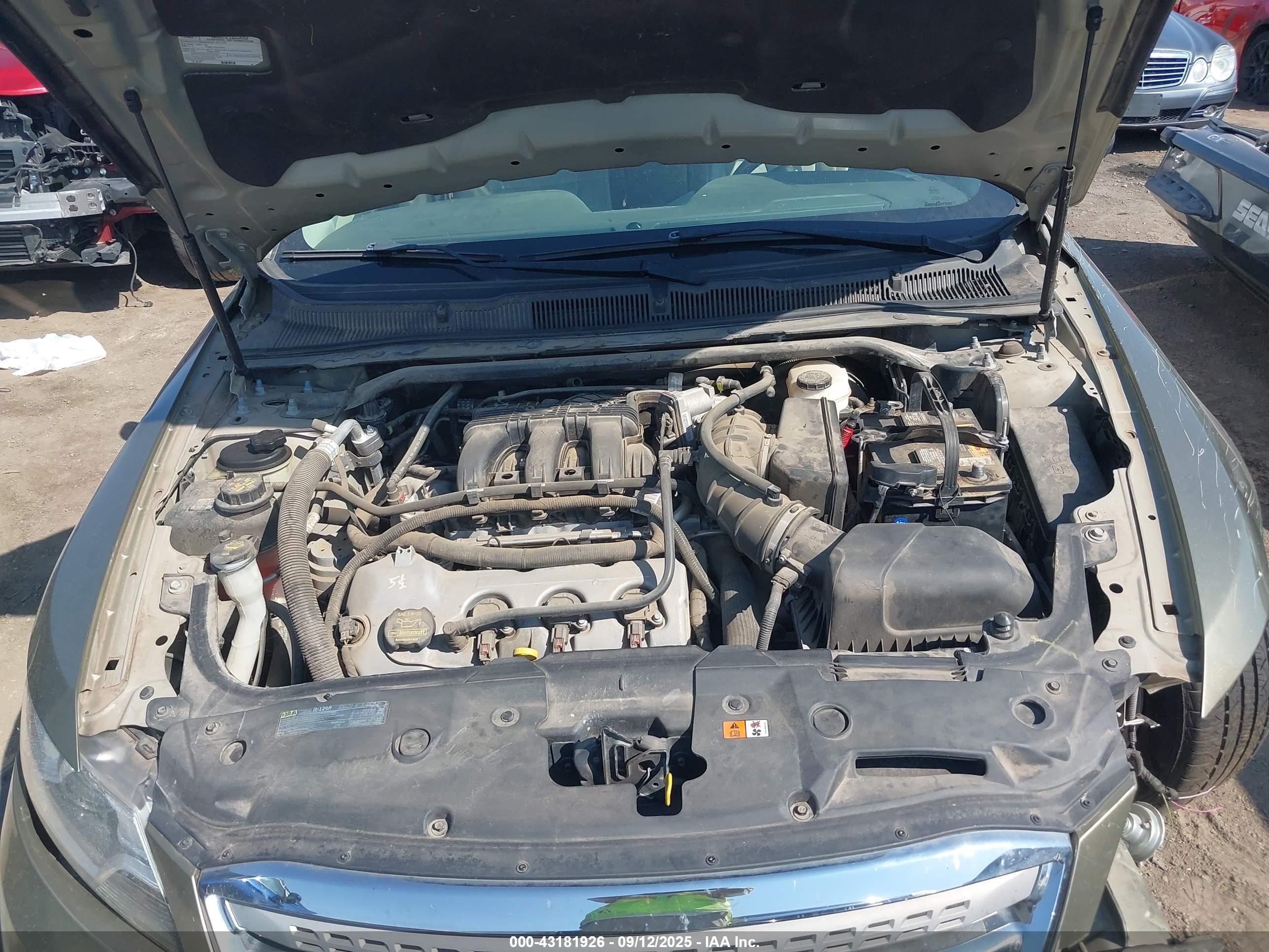 2012 Ford Taurus Sel Green vin: 1FAHP2EW2CG121525